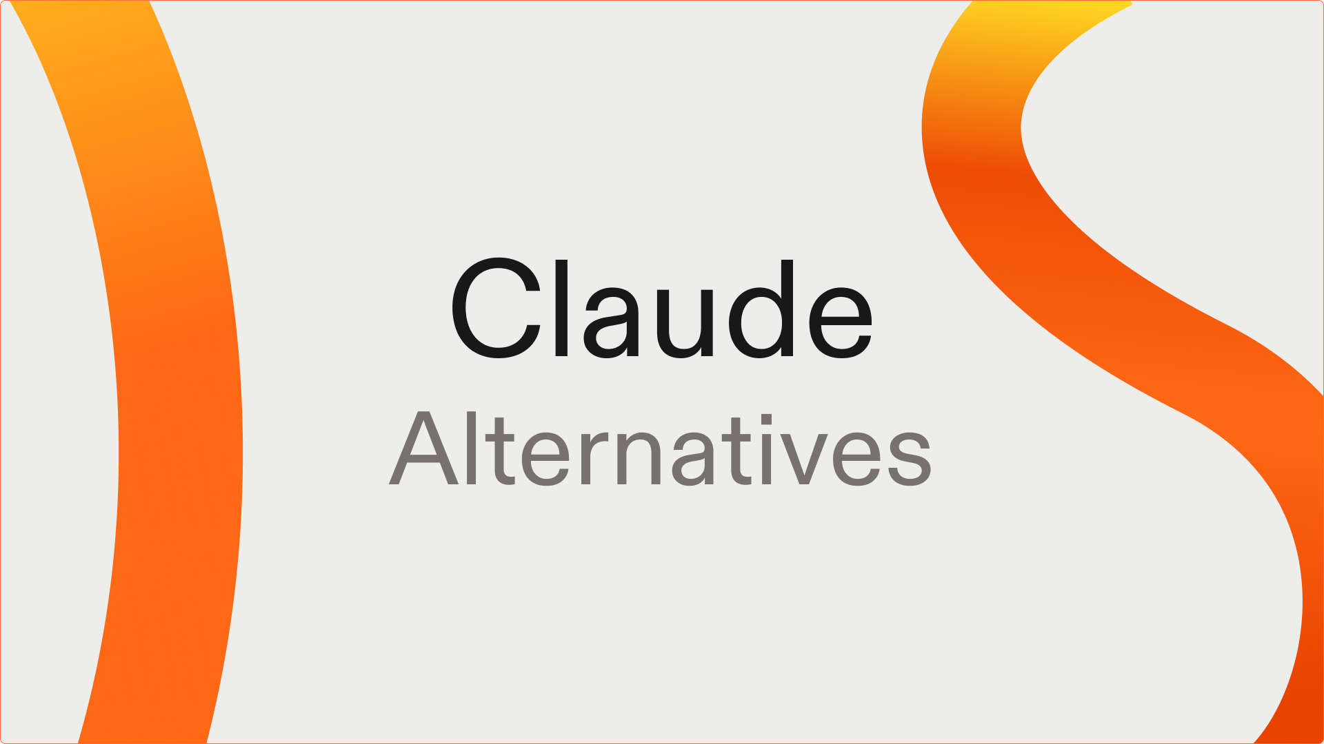 Claude Code alternatives: 10 best AI coding tools for devs