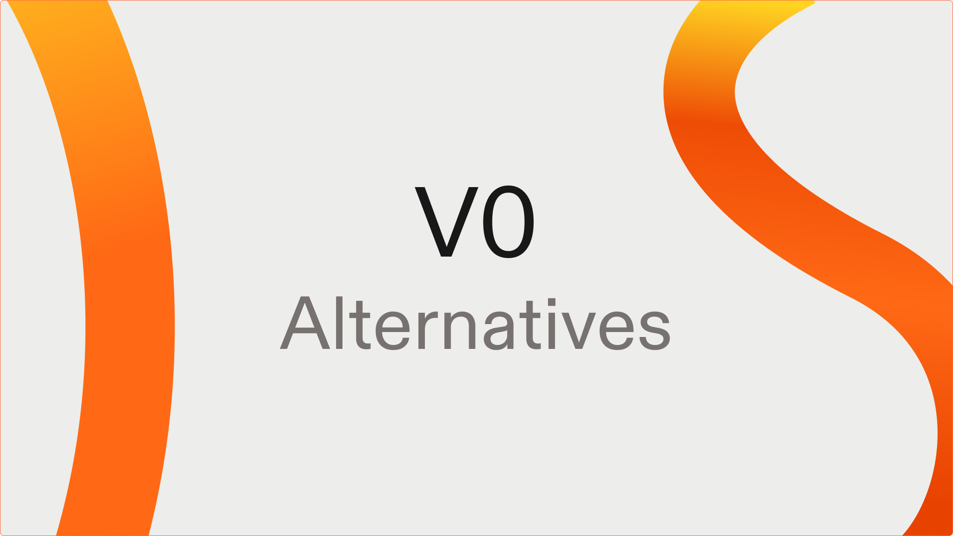V0 alternatives: Best option you