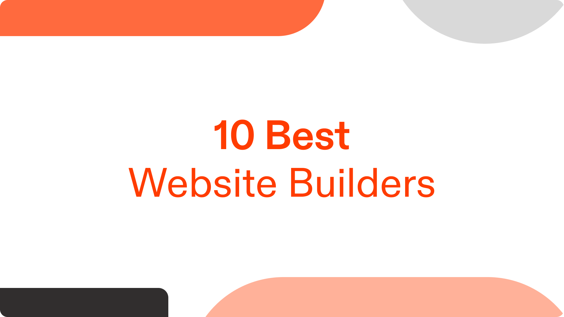 10 Best Website Builders in 2026
