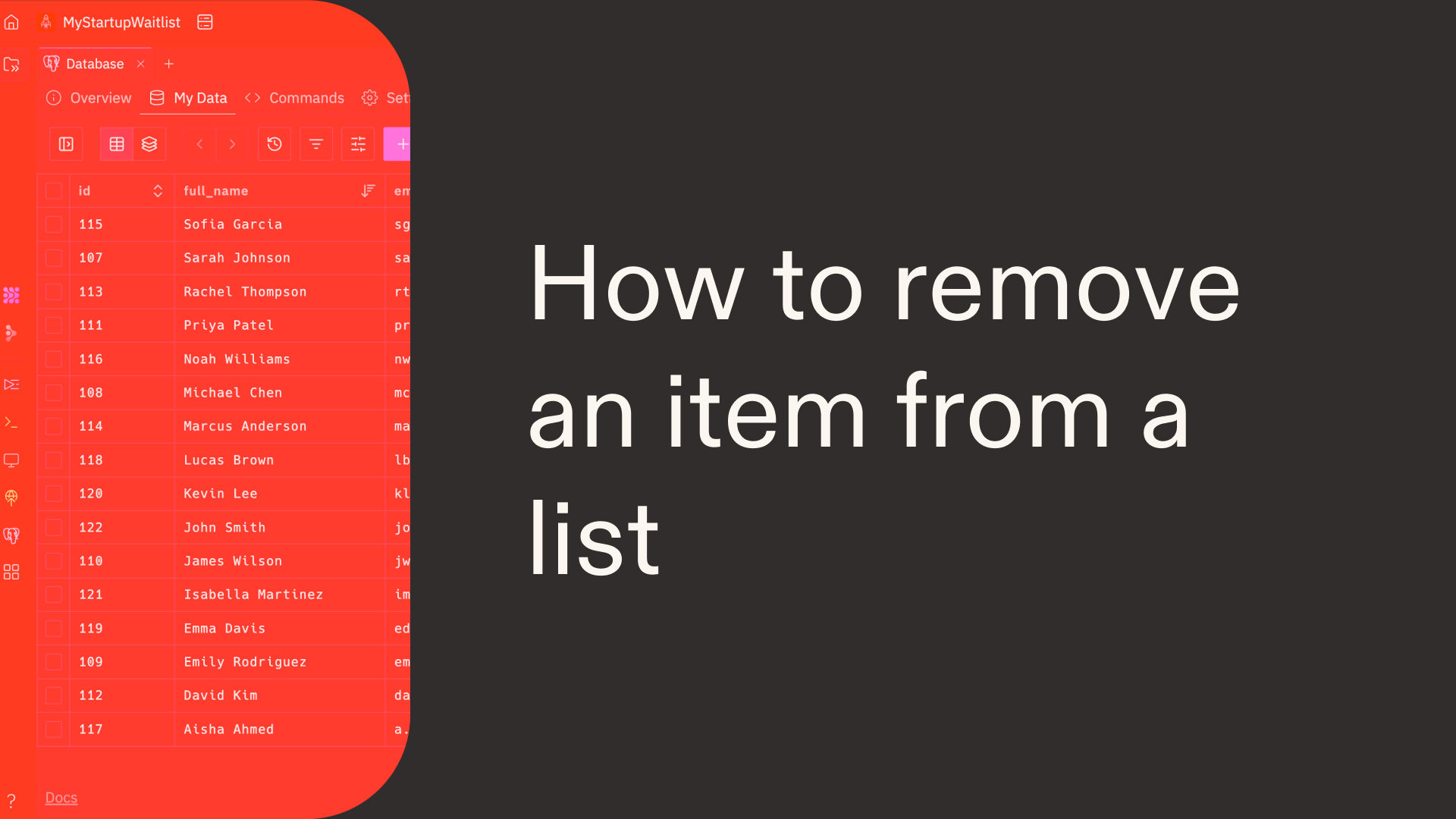 How to remove an item from a list in Python