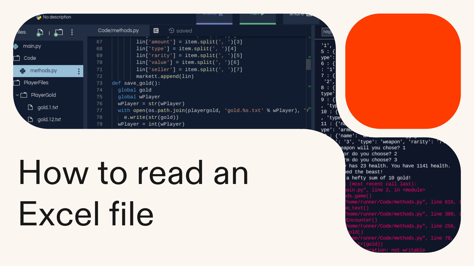 How to read an Excel file in Python
