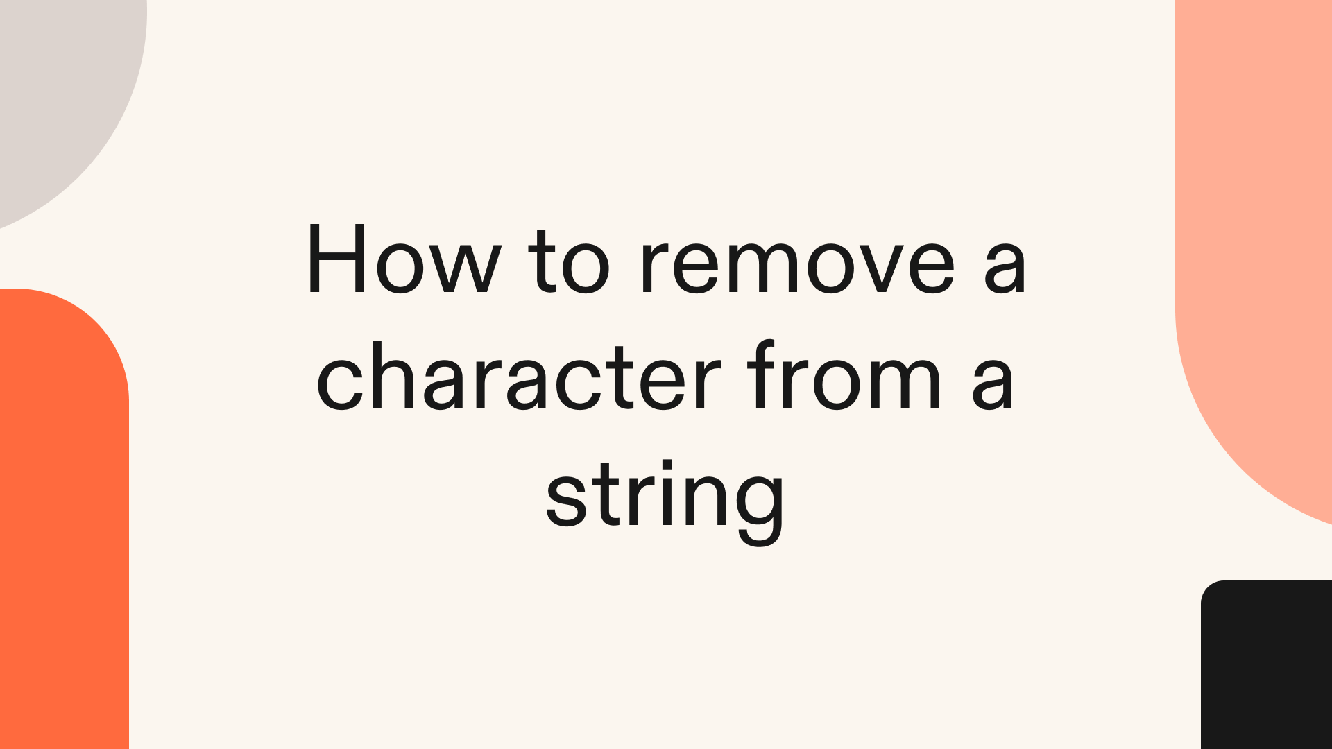 How to remove a character from a string in Python