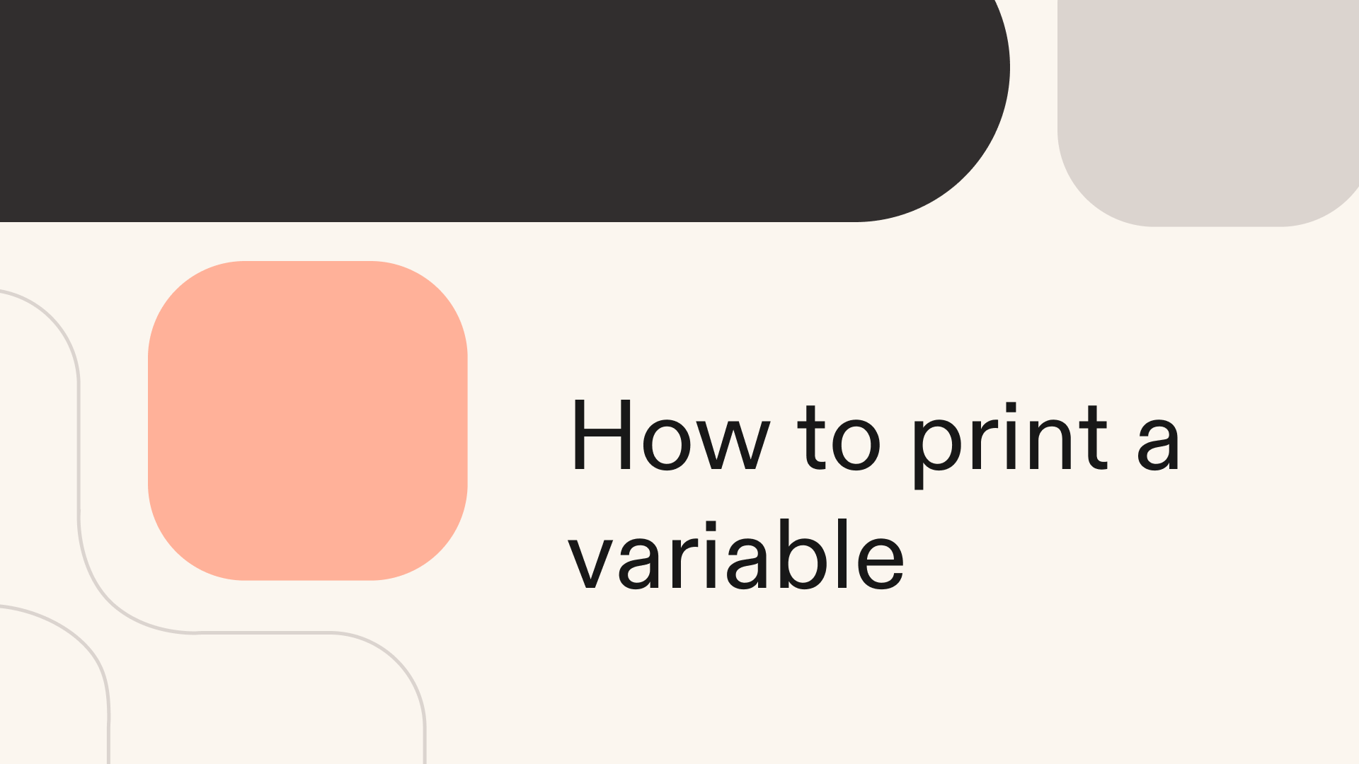 How to print a variable in Python