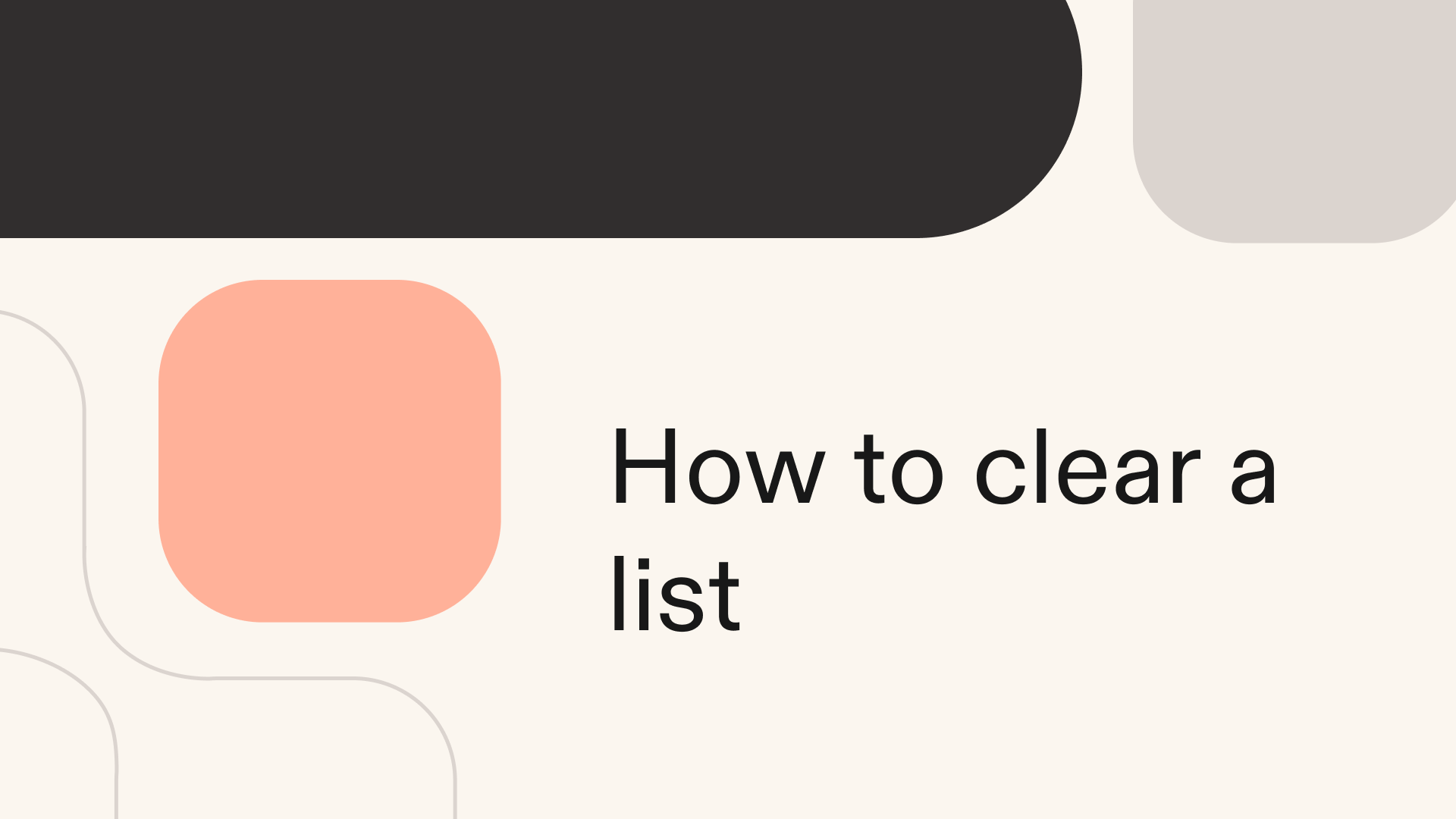 How to clear a list in Python
