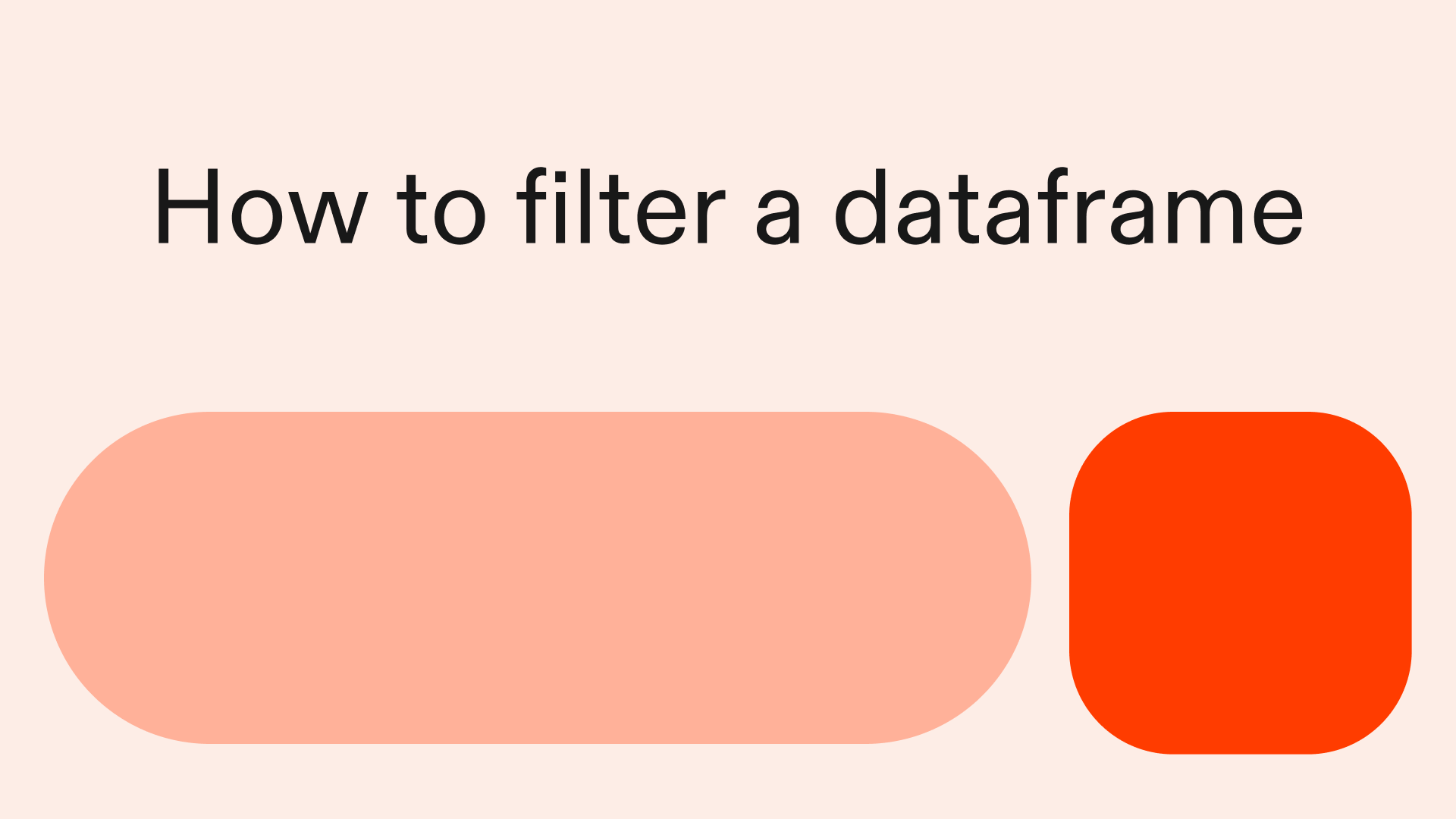 How to filter a dataframe in Python