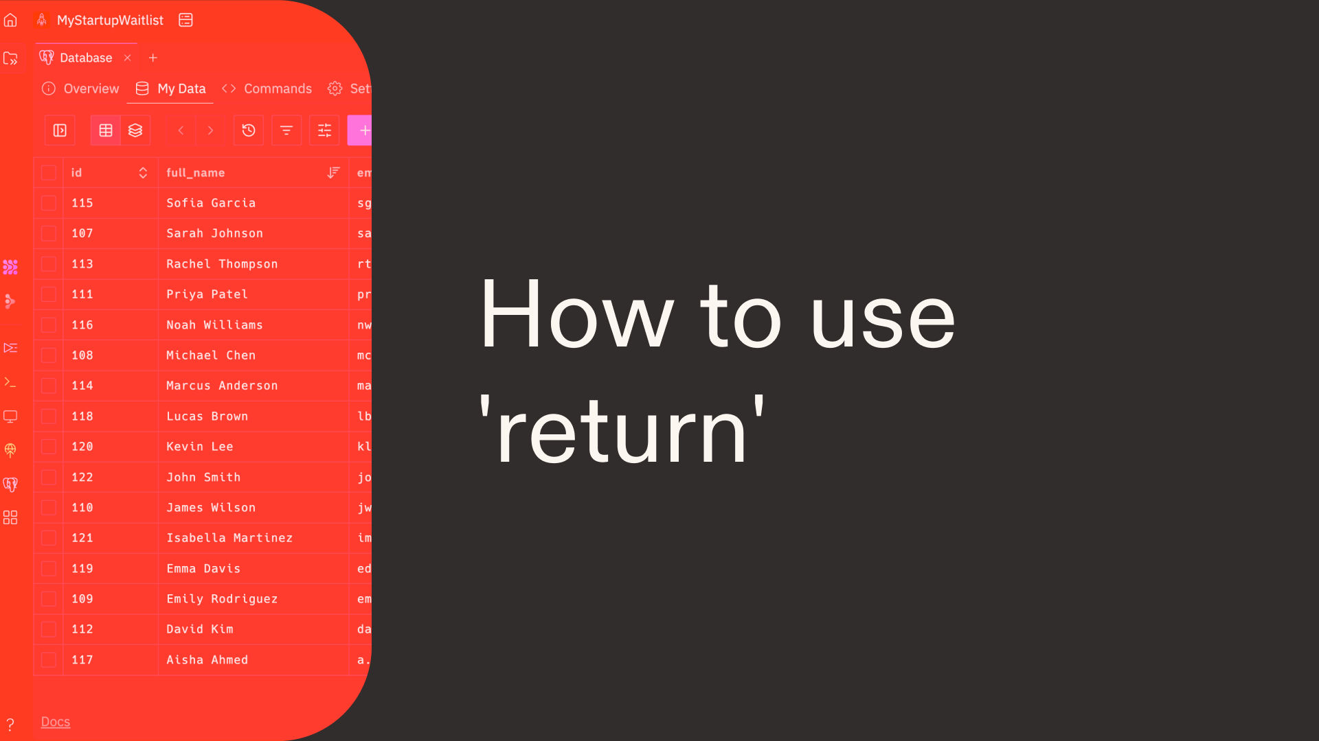 How to use 'return' in Python