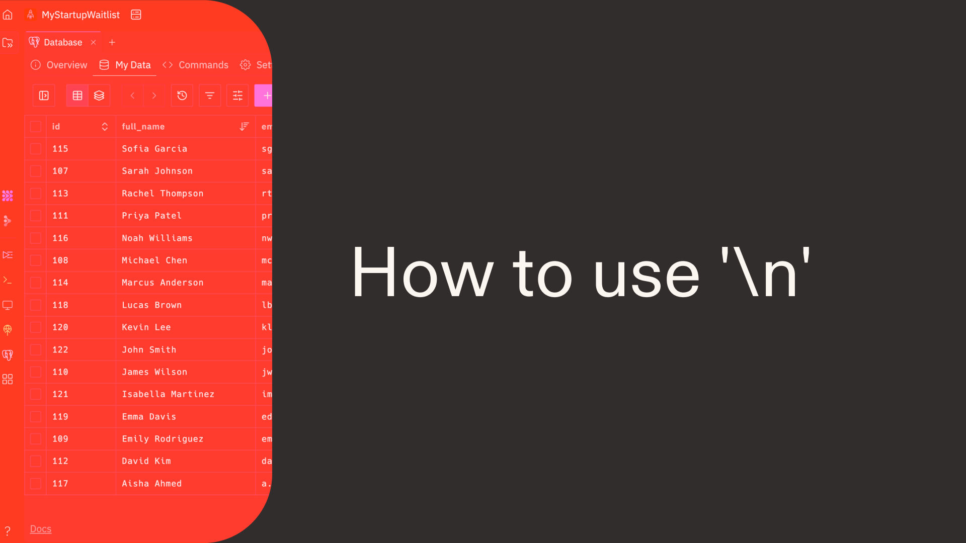How to use '\n' in Python