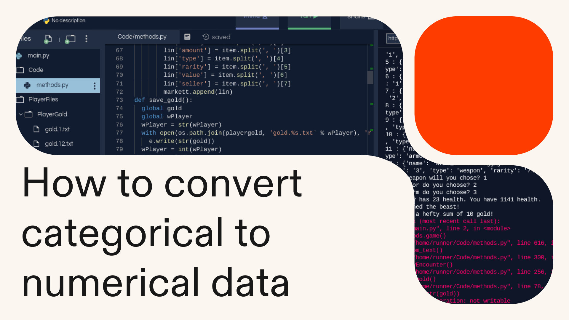 How to convert categorical data to numerical data in Python
