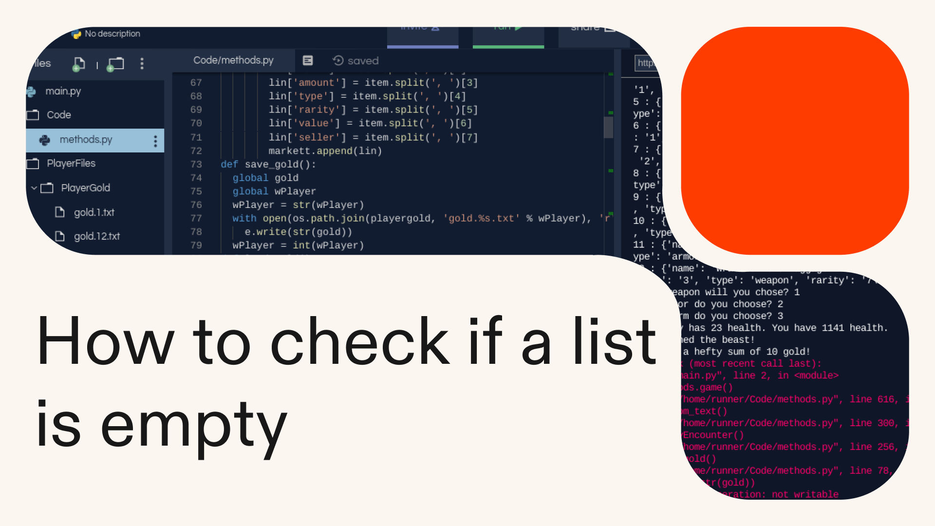 How to check if a list is empty in Python
