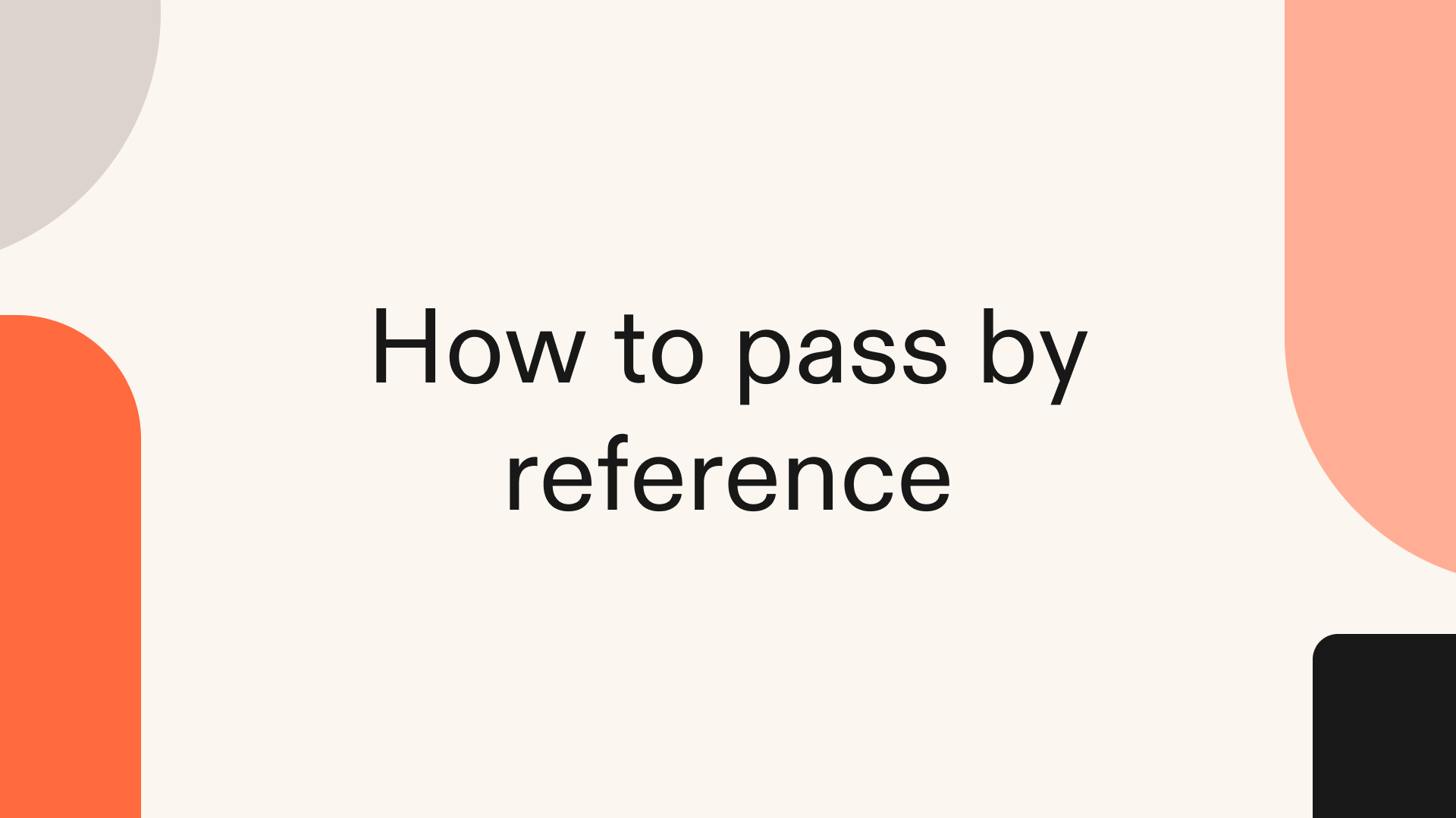 How to pass by reference in Python