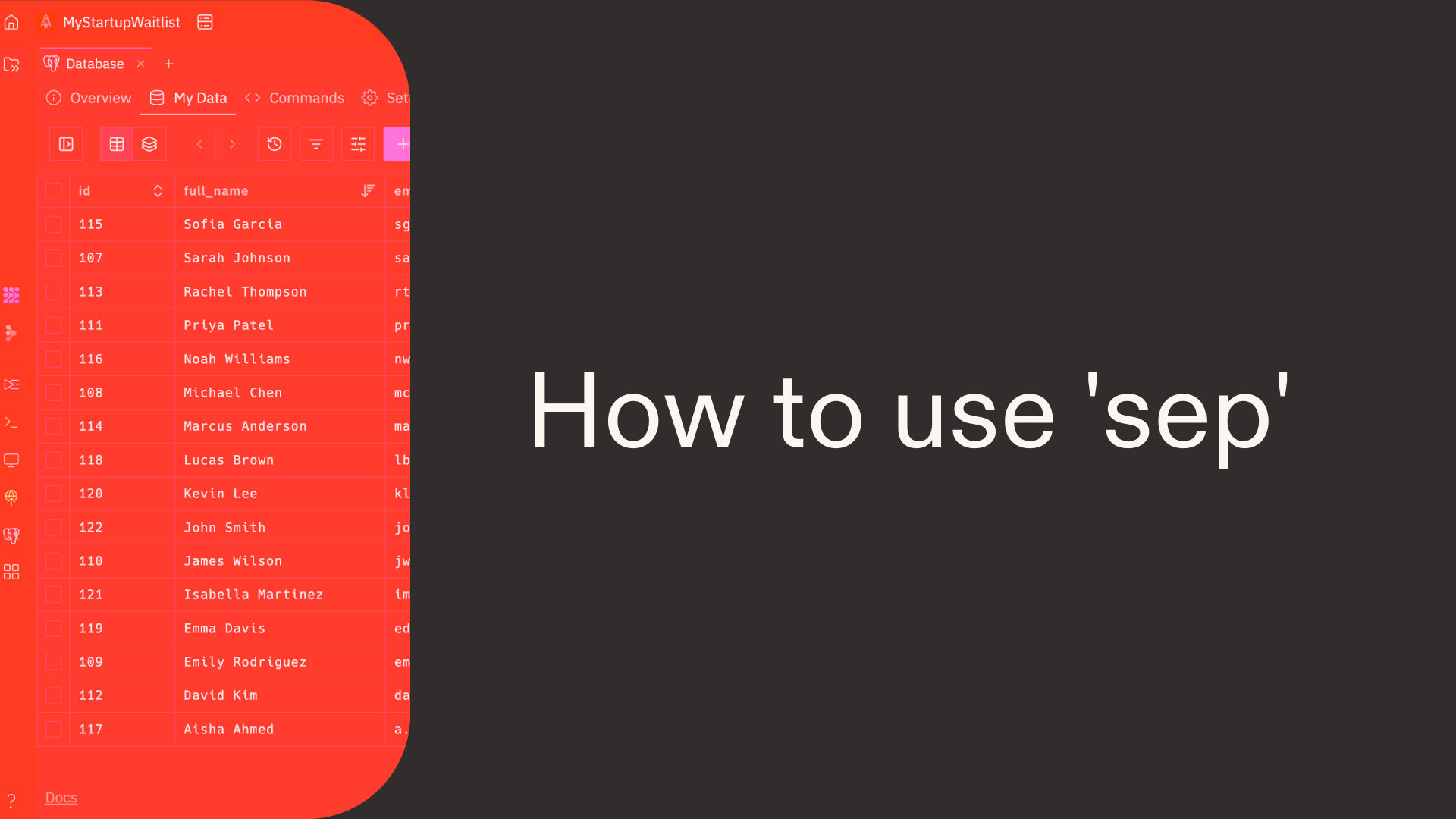 How to use 'sep' in Python