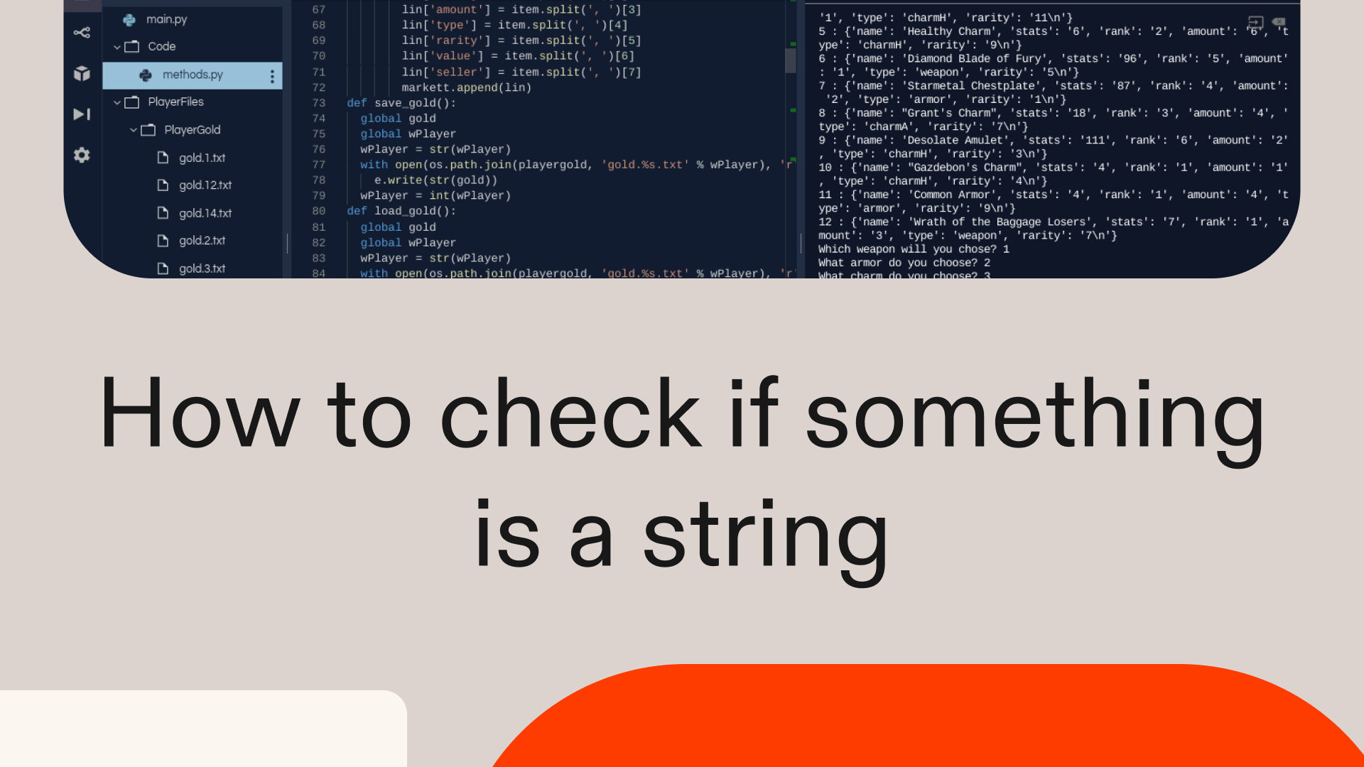 How to check if something is a string in Python