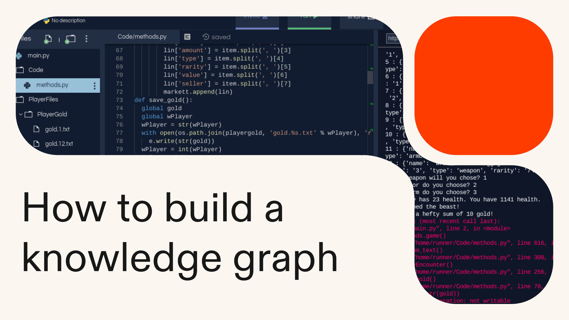 How to build a knowledge graph in Python