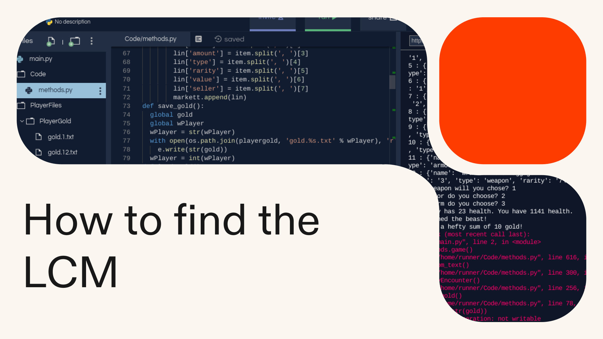 How to find the LCM in Python