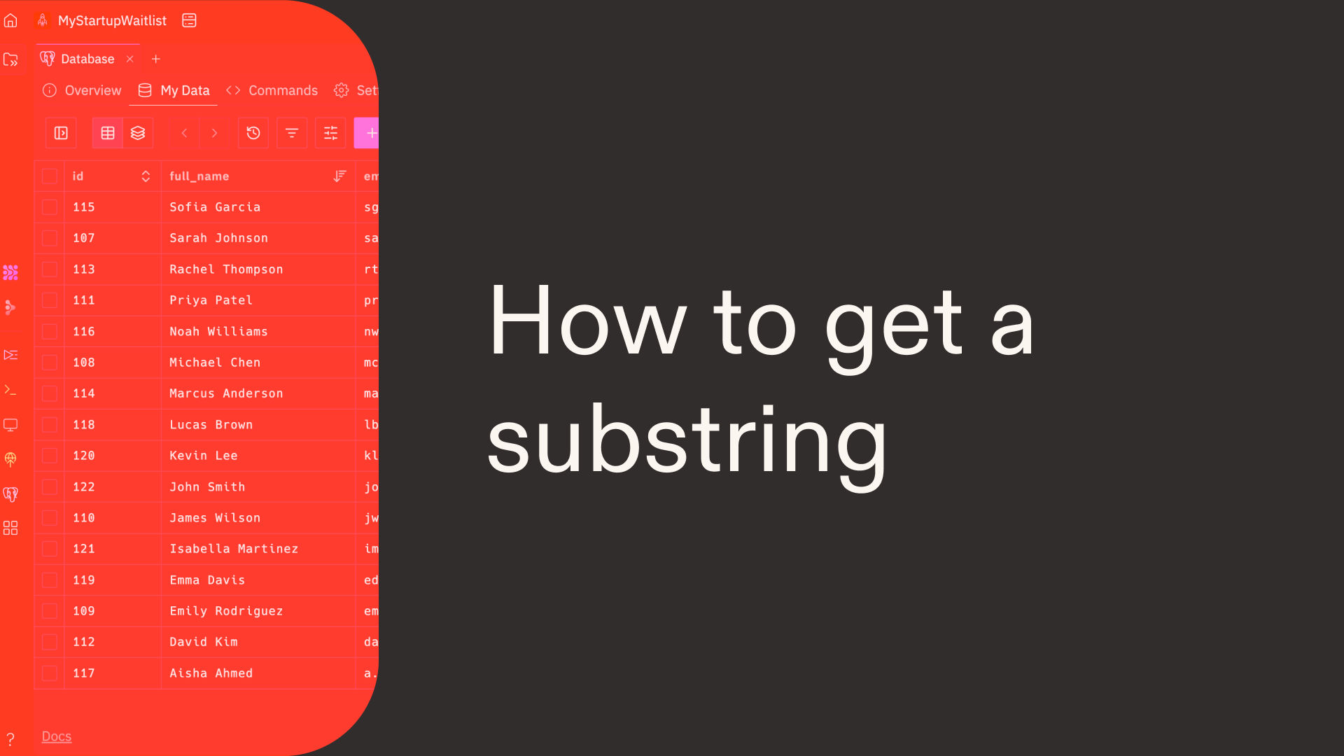 How to get a substring in Python