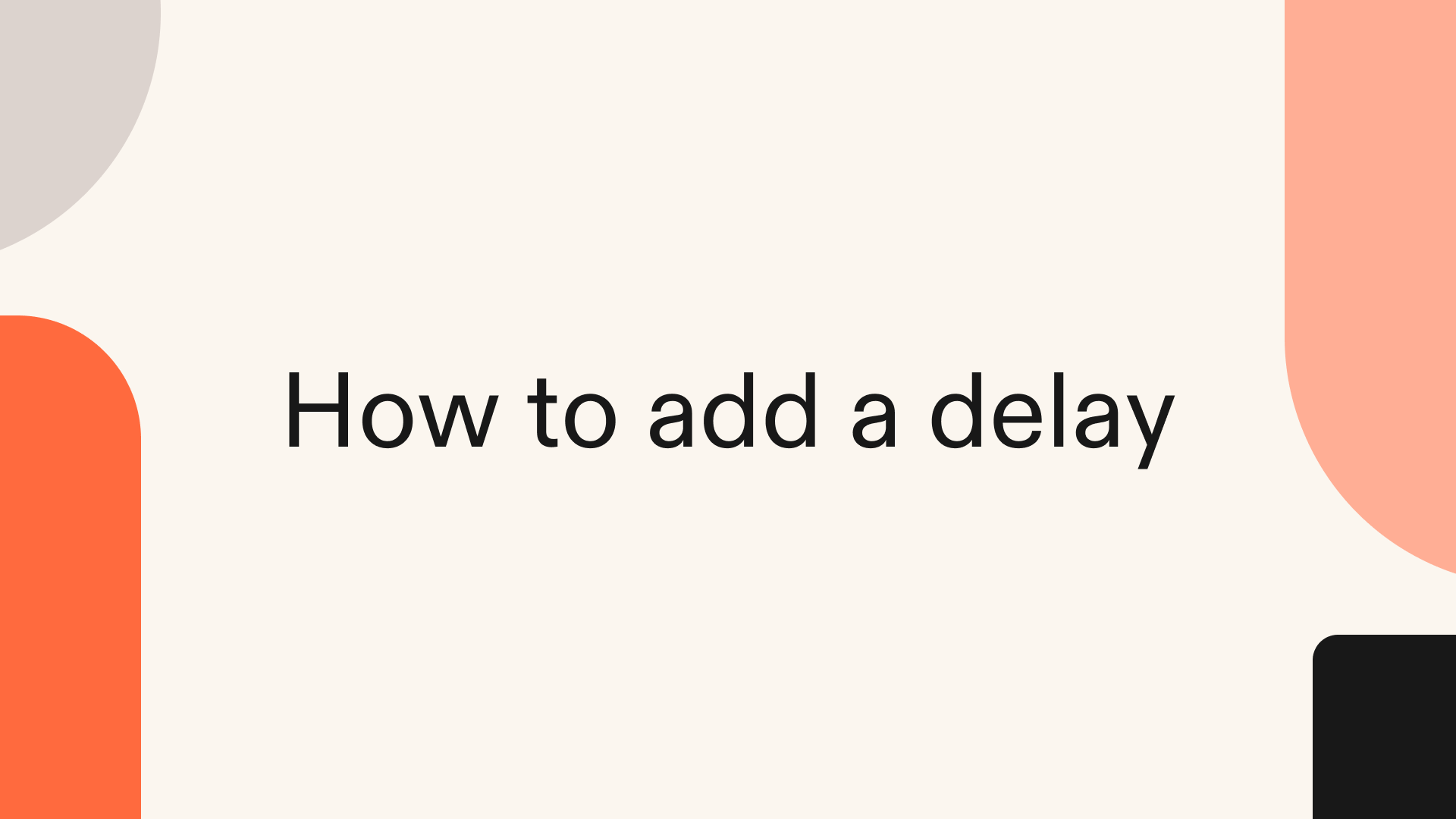 How to add a delay in Python