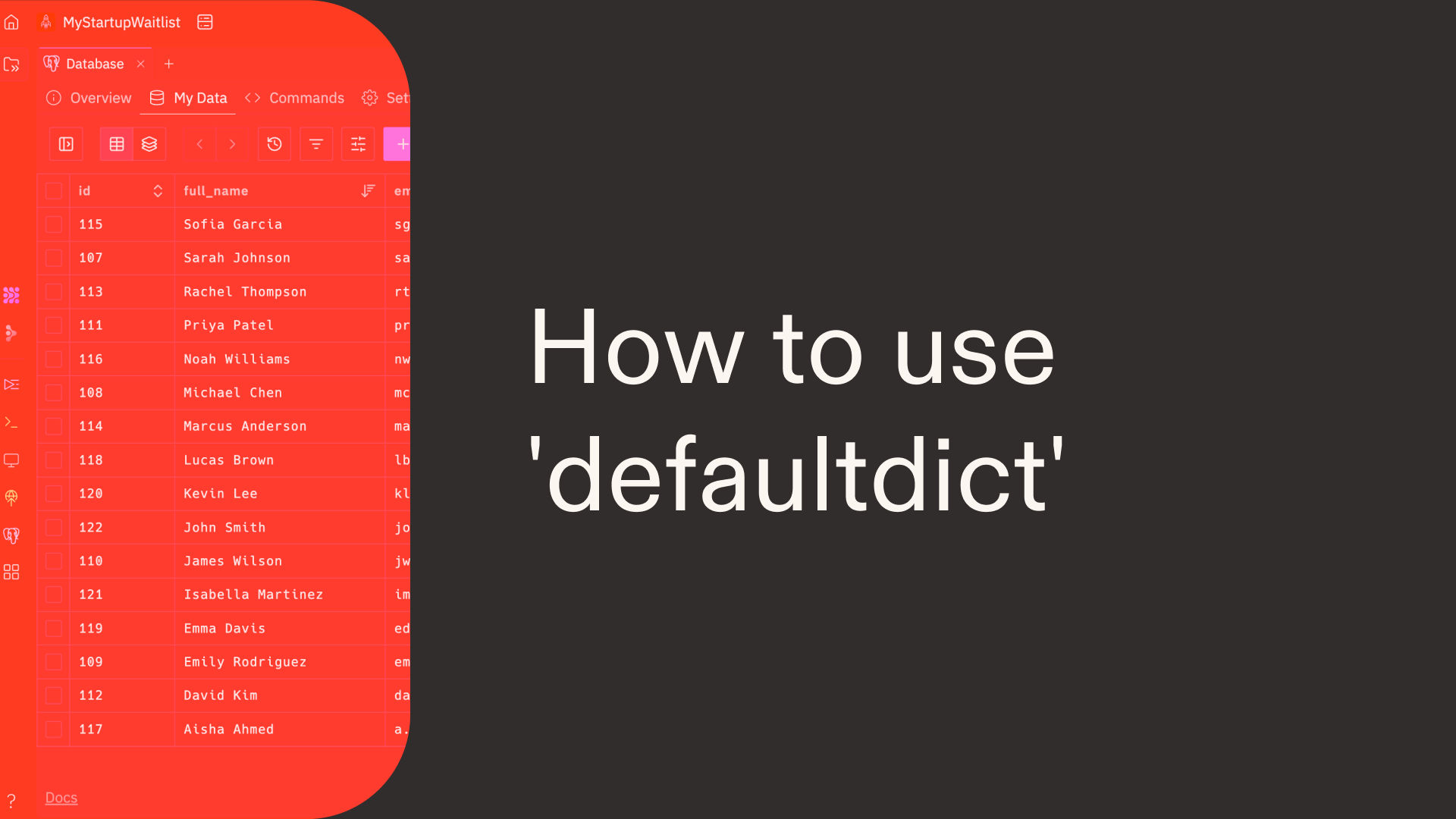 How to use 'defaultdict' in Python