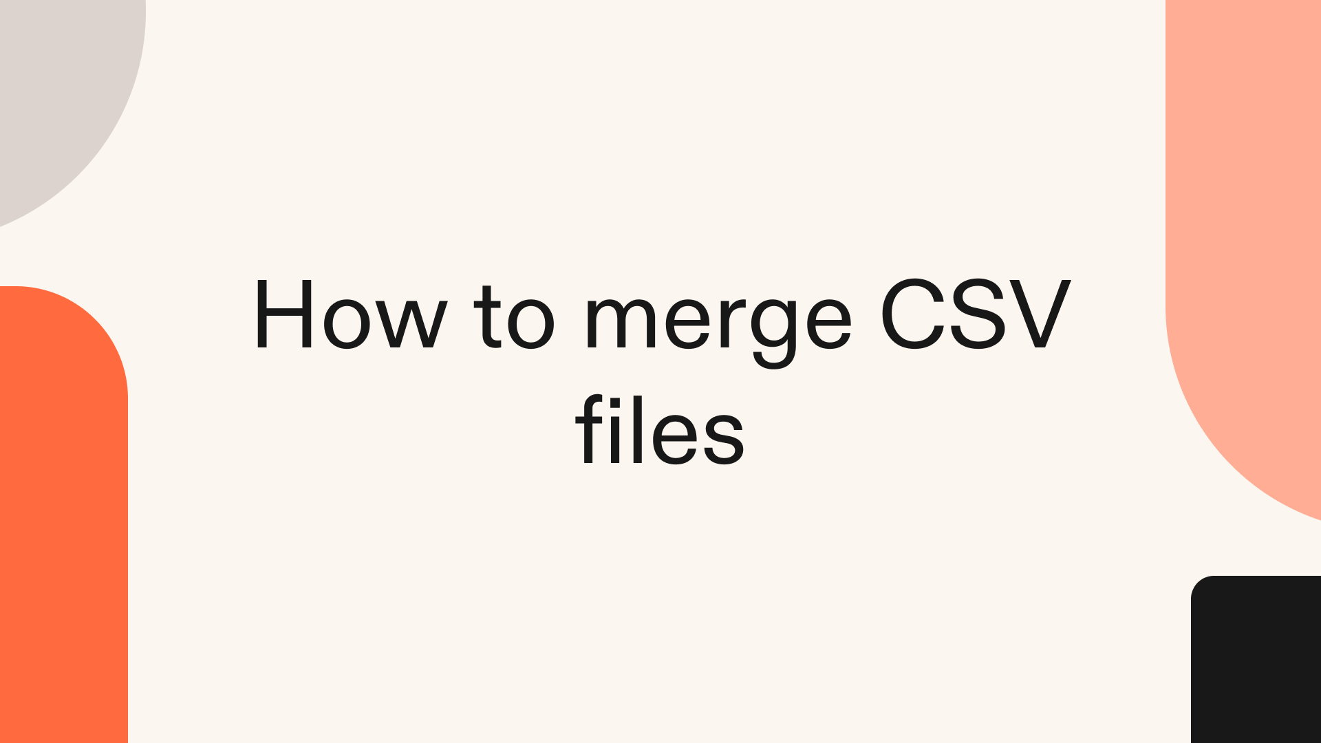 How to merge CSV files in Python