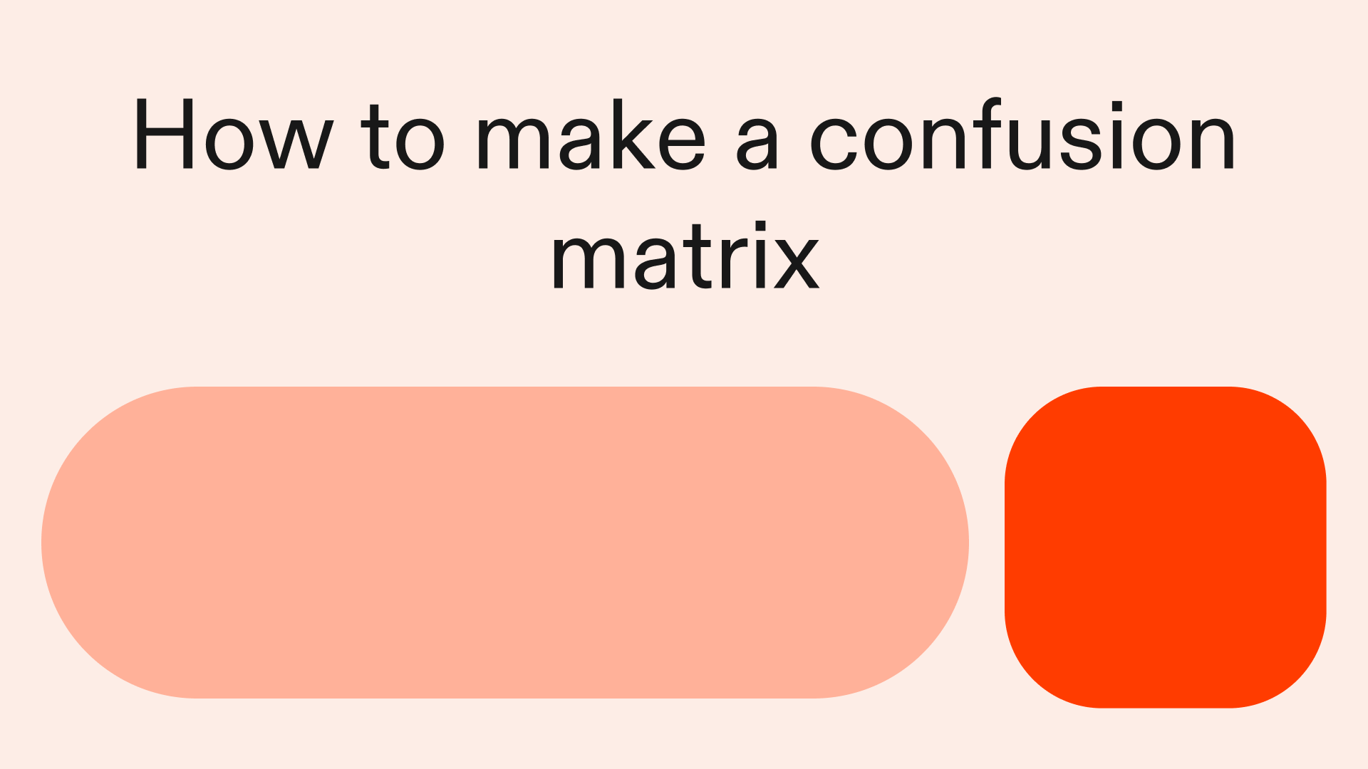 How to make a confusion matrix in Python