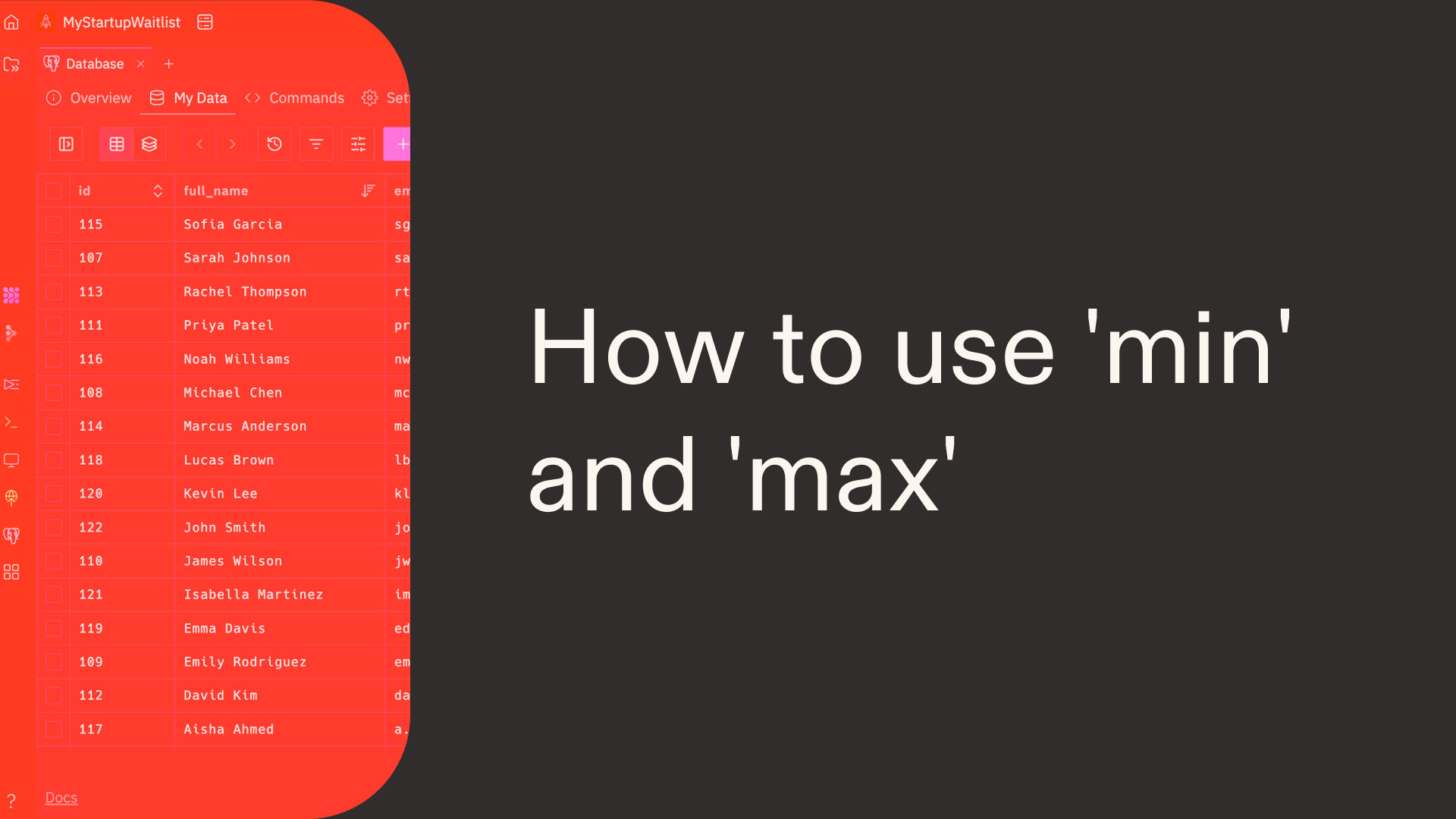 How to use 'min' and 'max' in Python