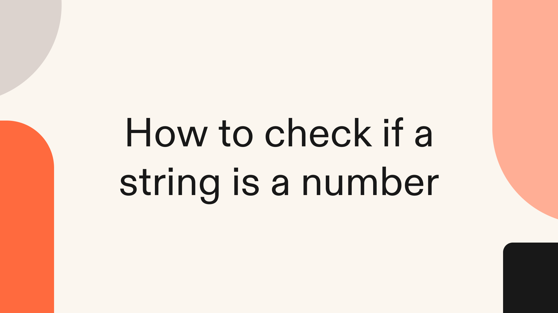 How to check if a string is a number in Python