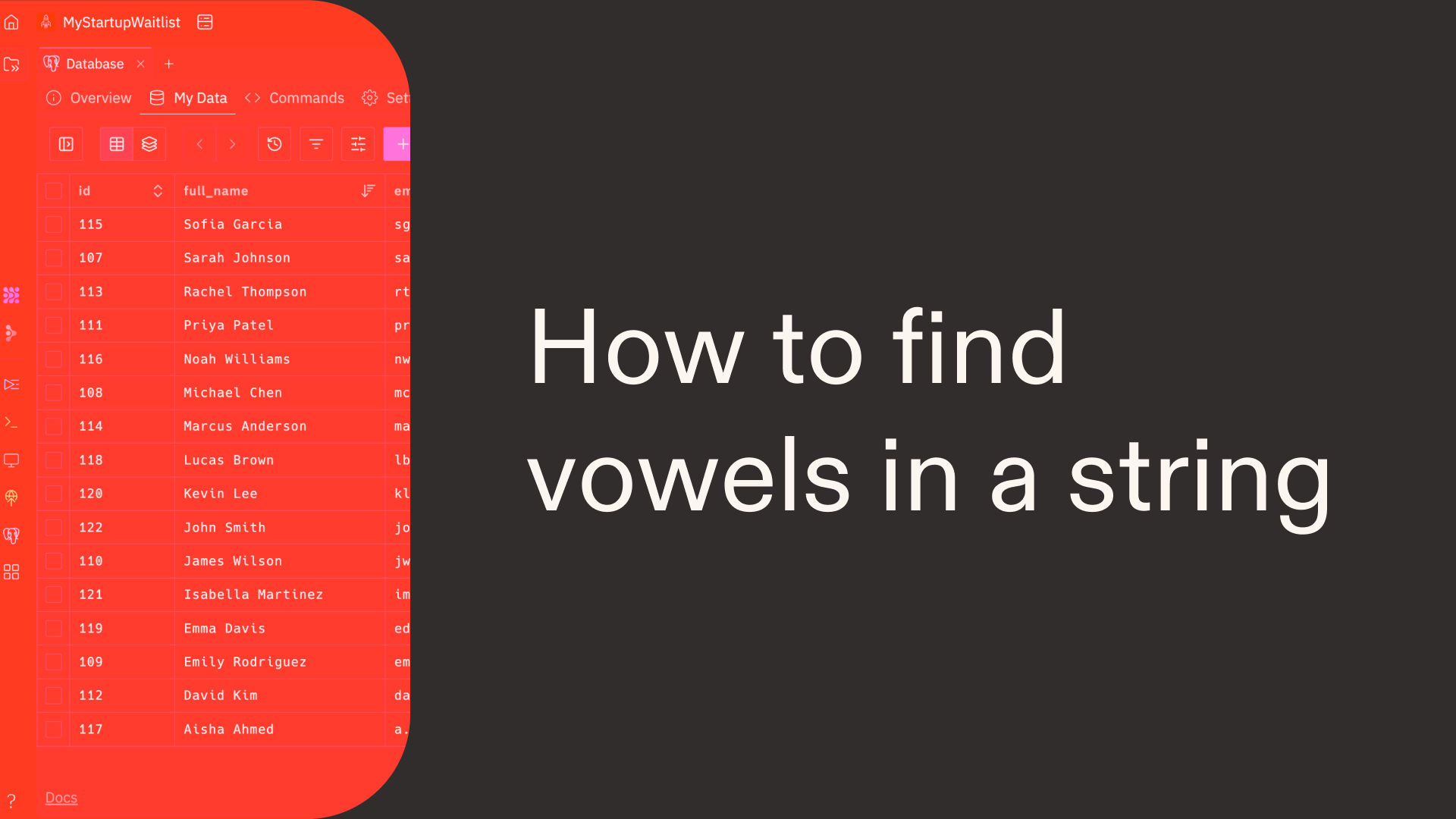 How to find vowels in a string in Python