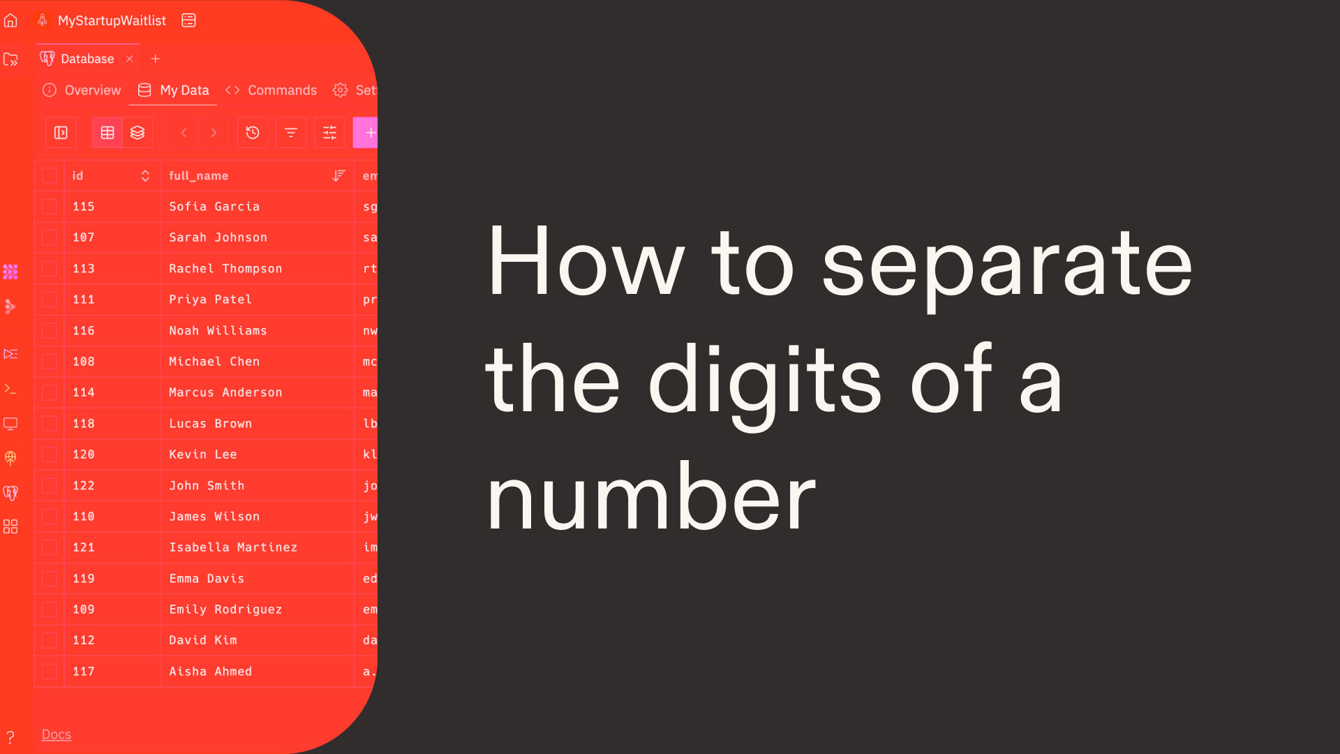How to separate the digits of a number in Python