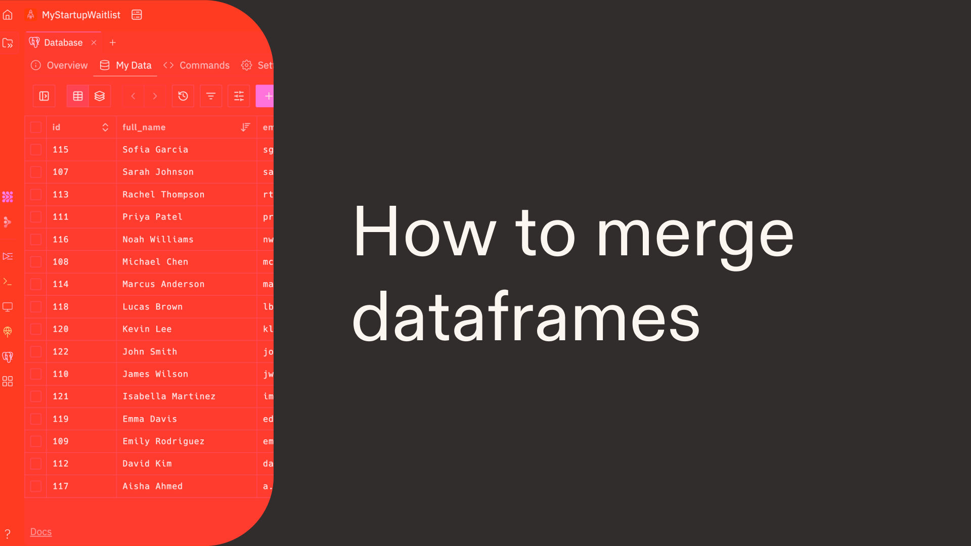 How to merge dataframes in Python