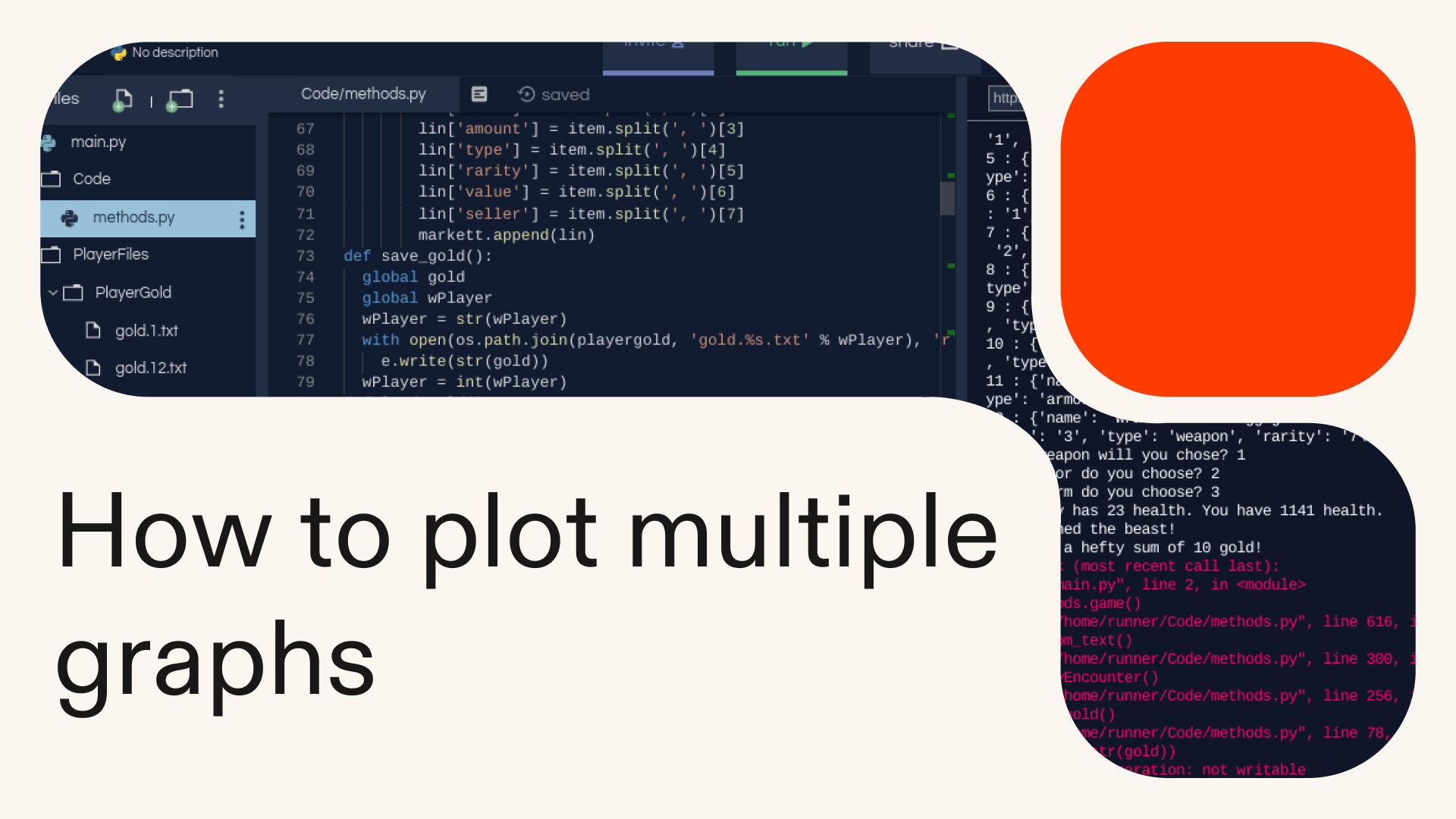How to plot multiple graphs in Python
