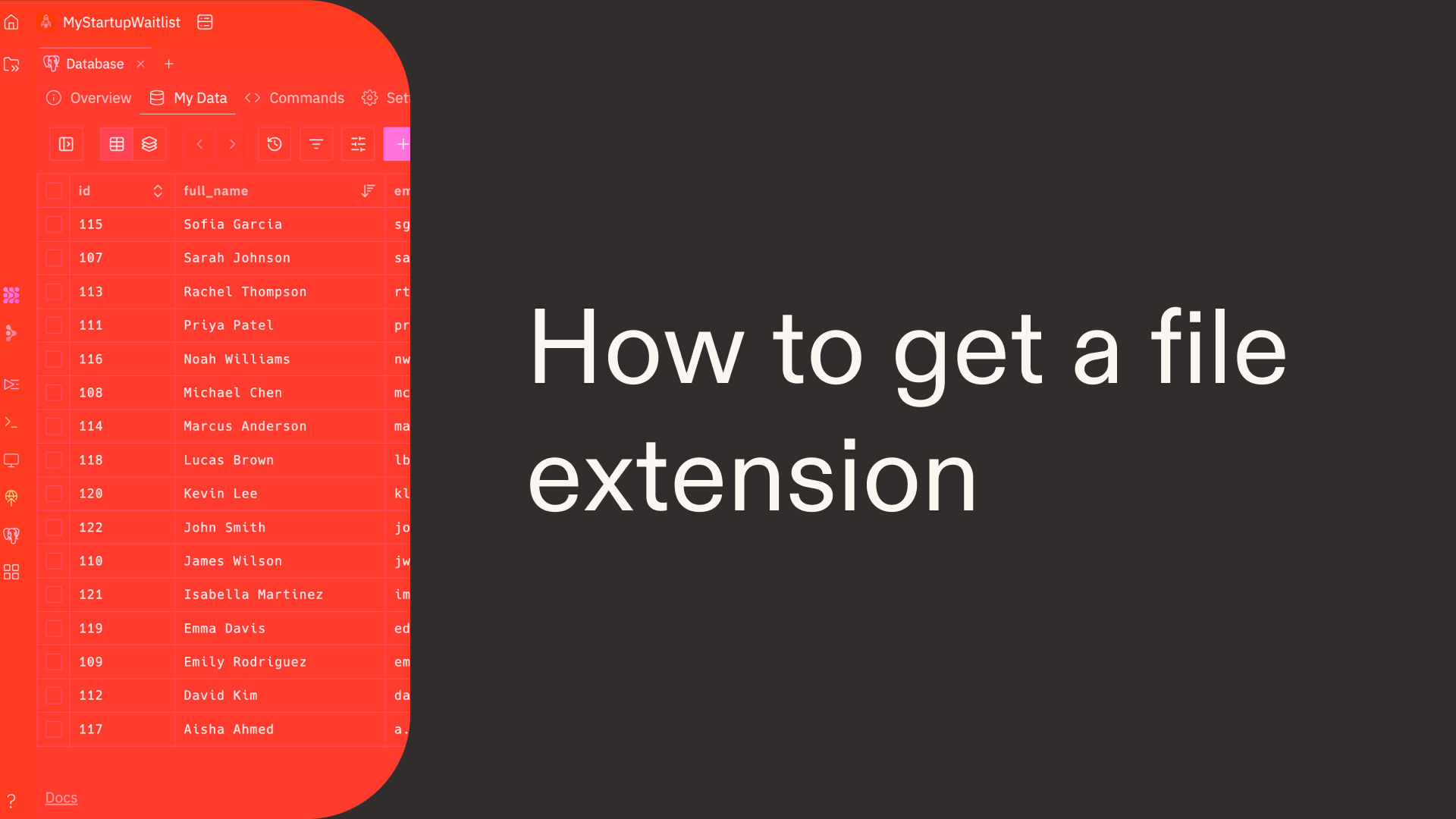 How to get a file extension in Python