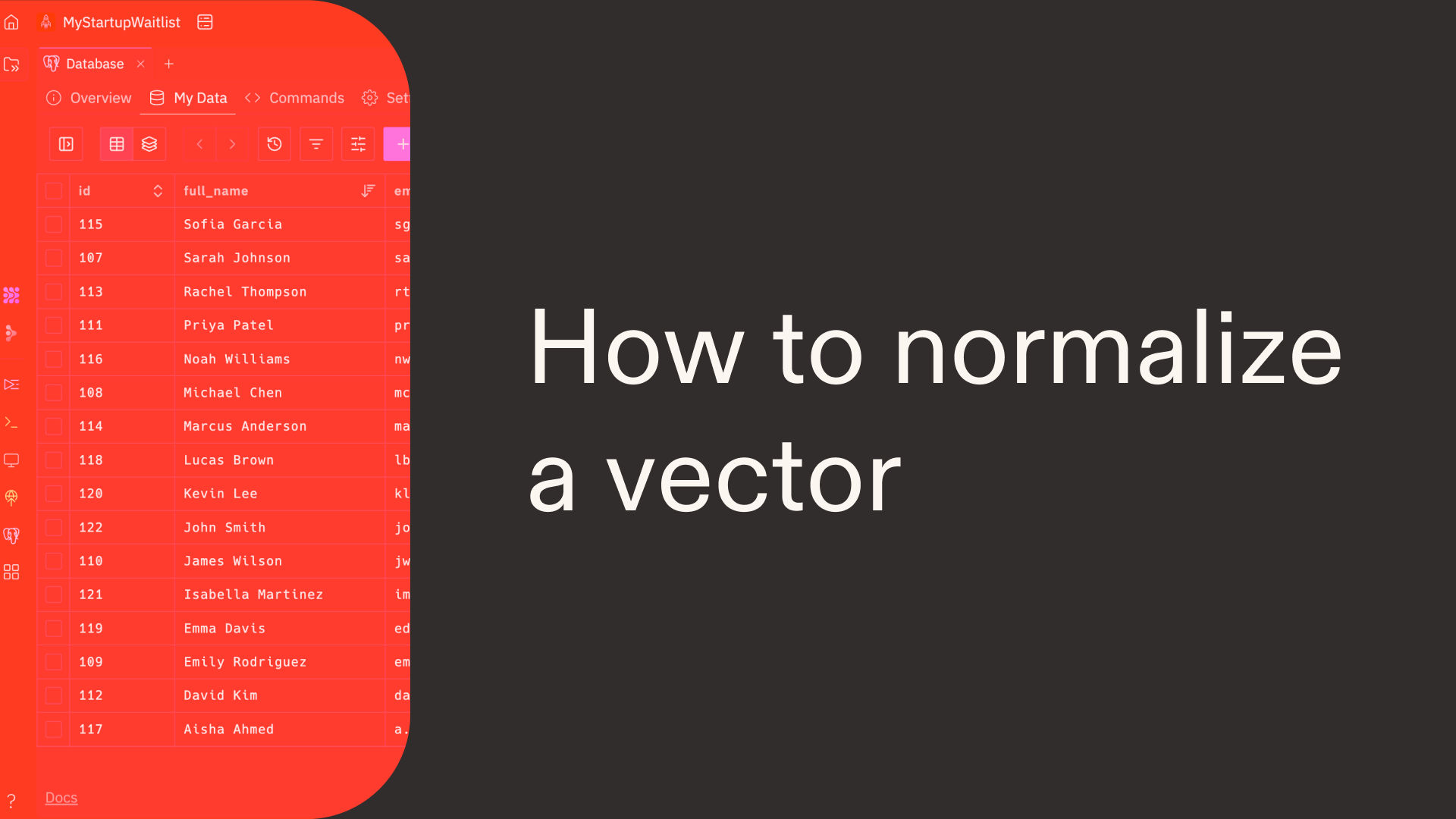 How to normalize a vector in Python