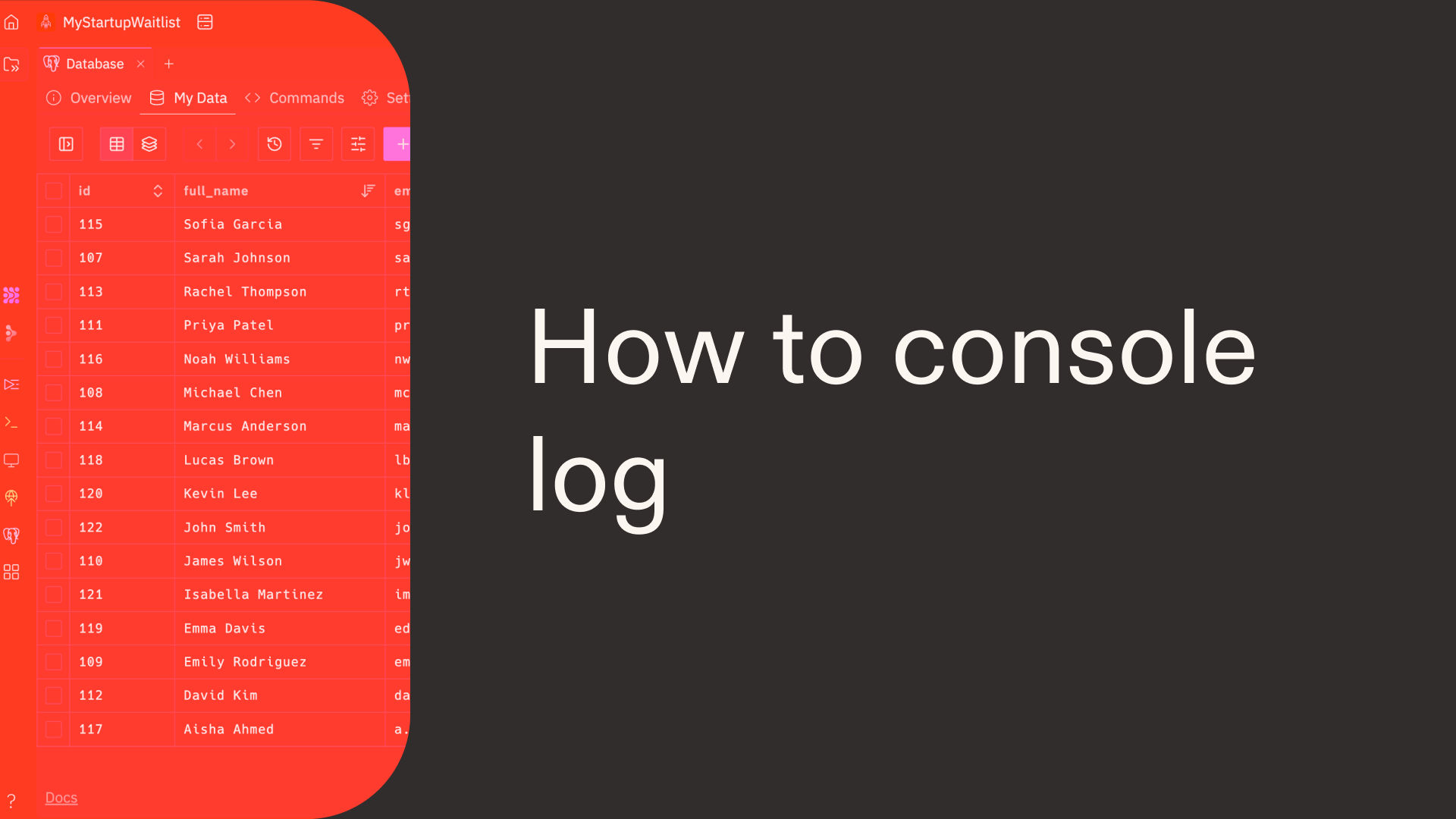 How to console log in Python