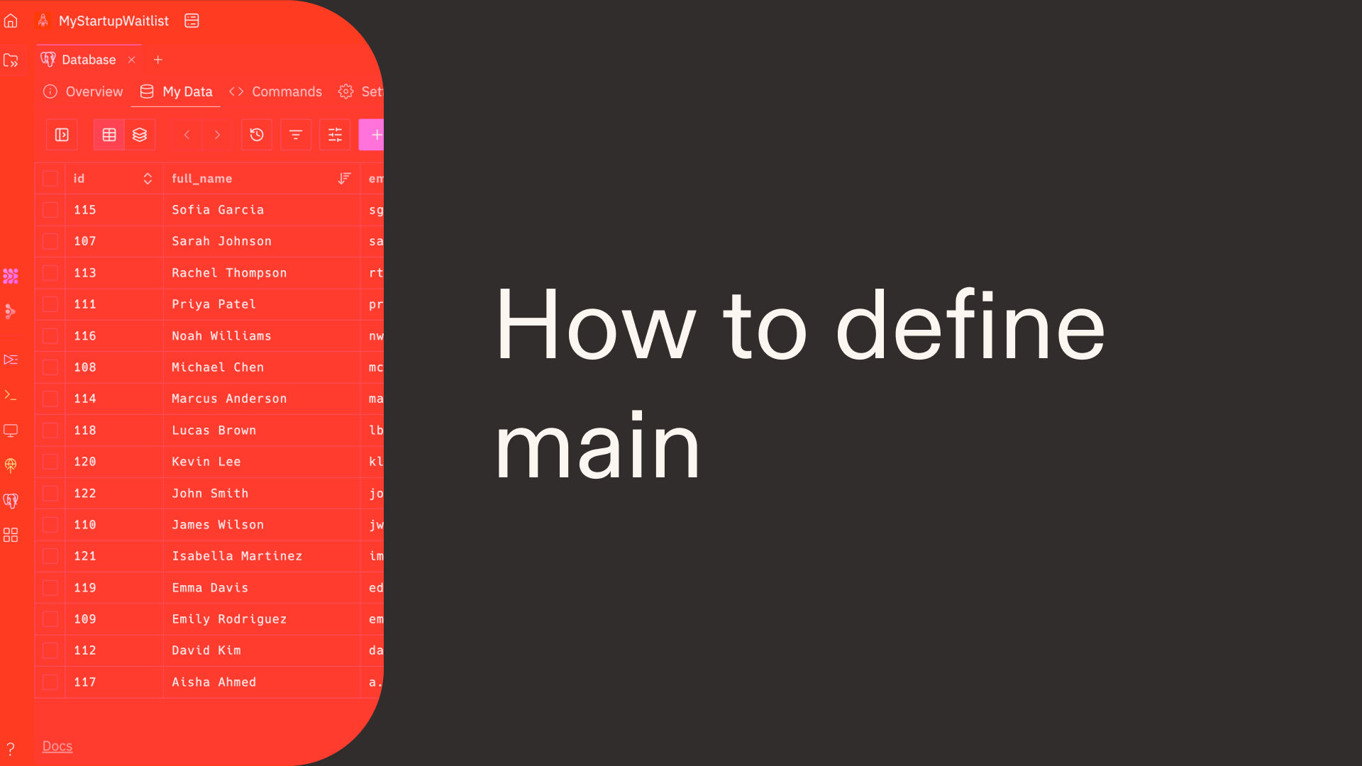 How to define main in Python