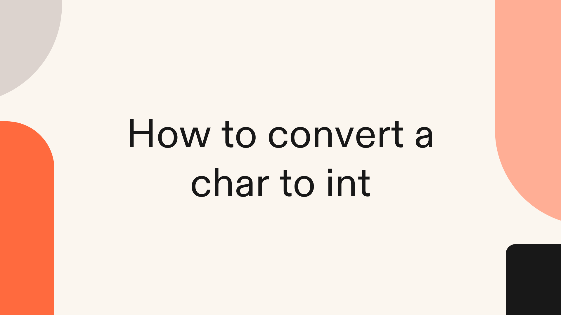 How to convert a char to int in Python