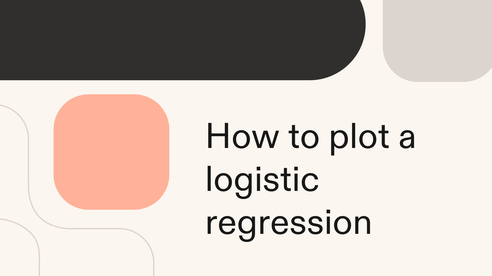How to plot a logistic regression in Python