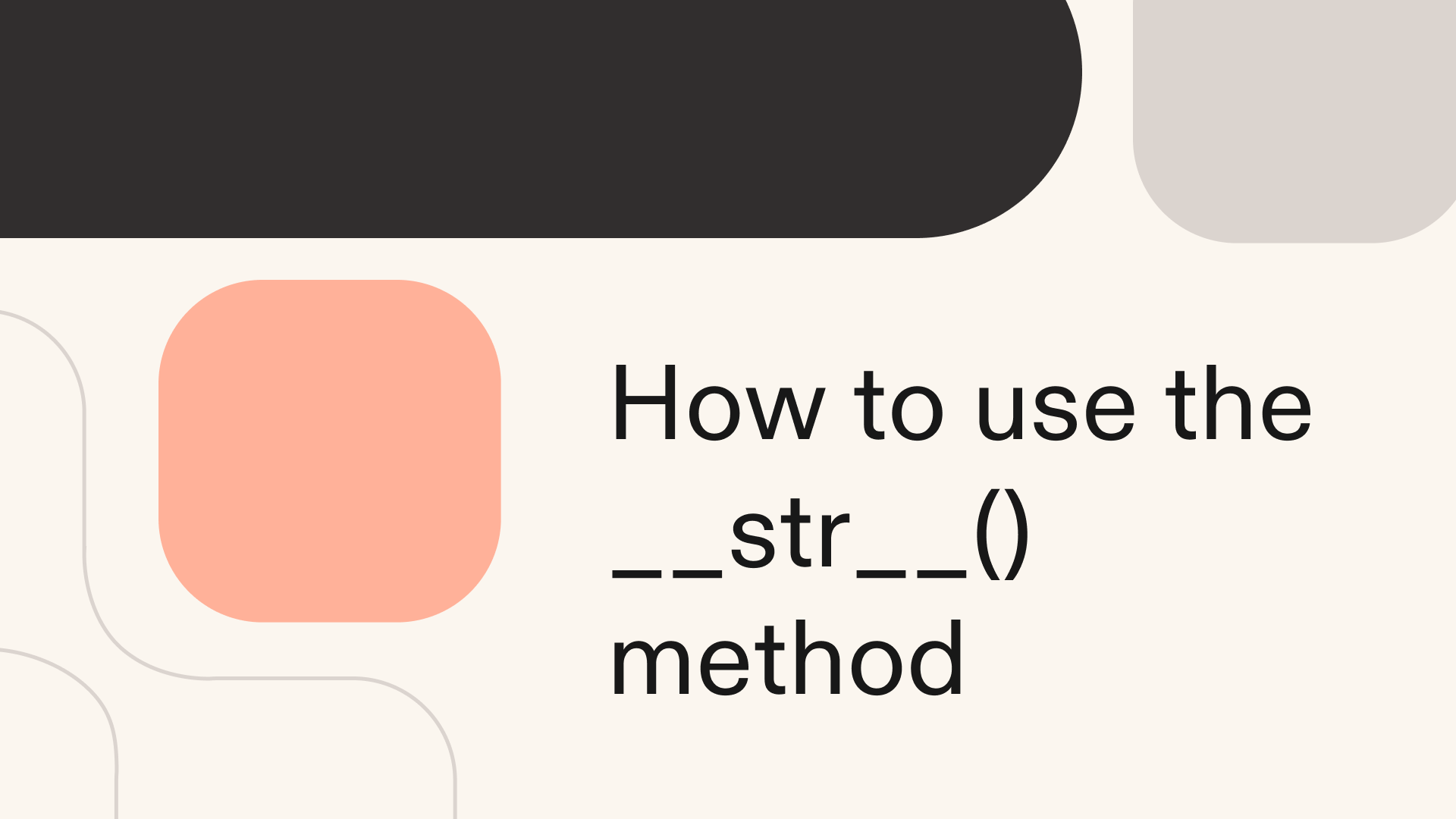 How to use the __str__() method in Python