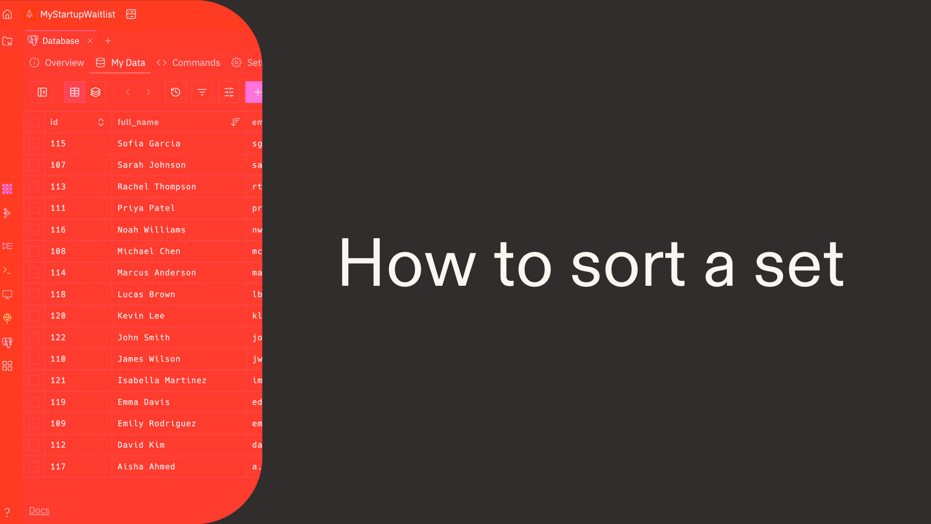How to sort a set in Python
