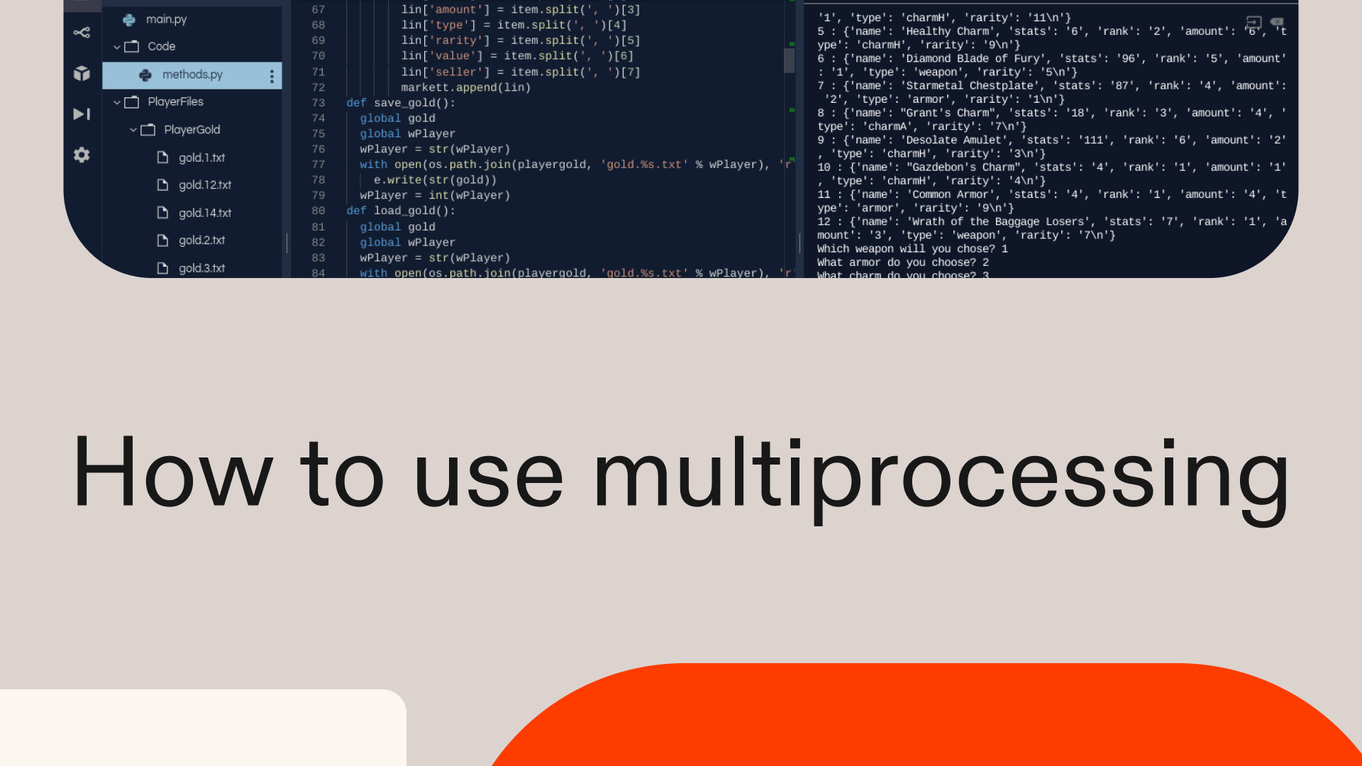 How to use multiprocessing in Python