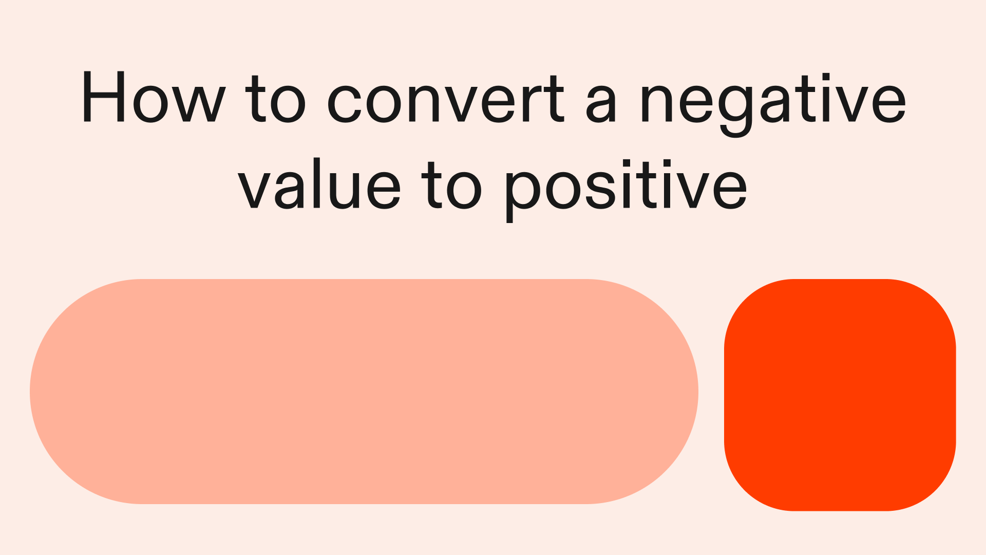 How to convert a negative value to positive in Python