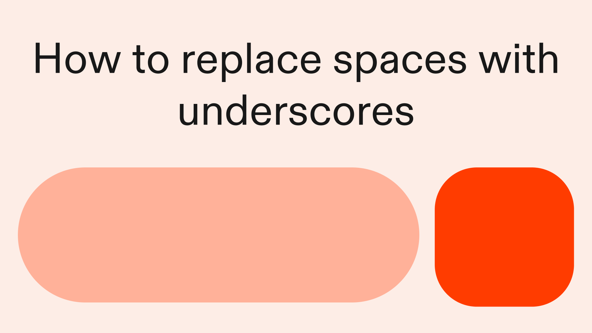 How to replace spaces with underscores in Python