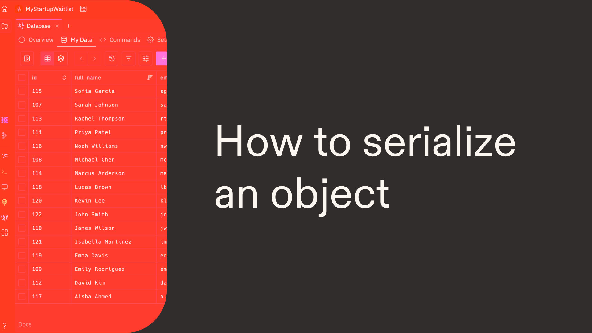 How to serialize an object in Python