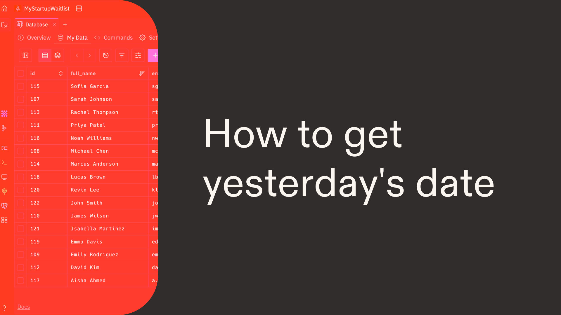 How to get yesterday's date in Python