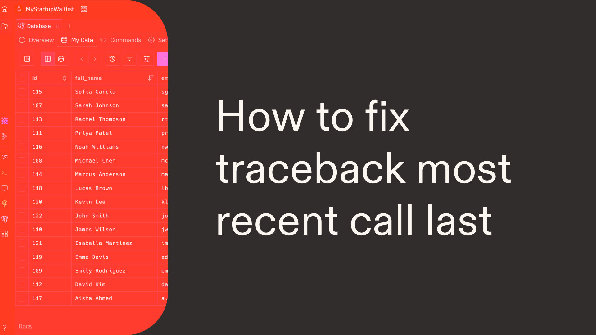 How to fix a traceback (most recent call last) error in Python
