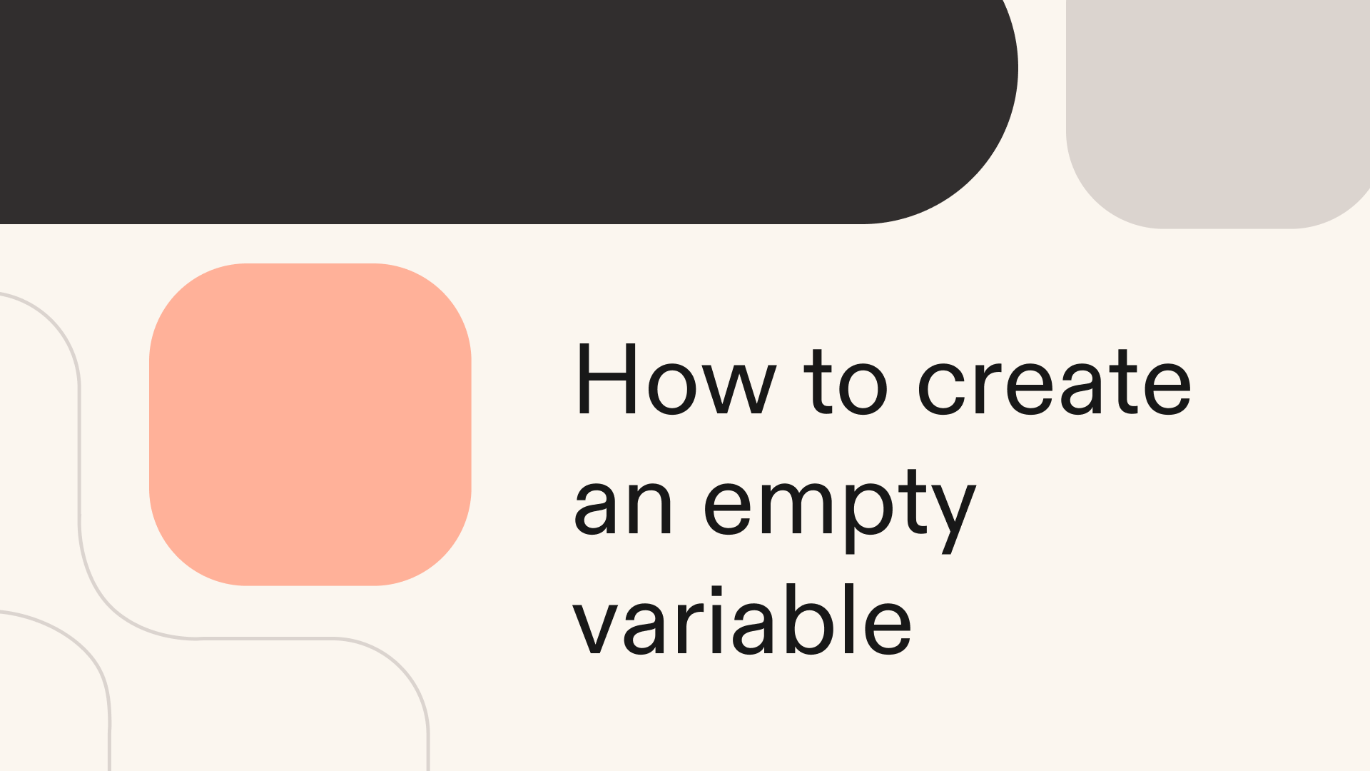 How to create an empty variable in Python