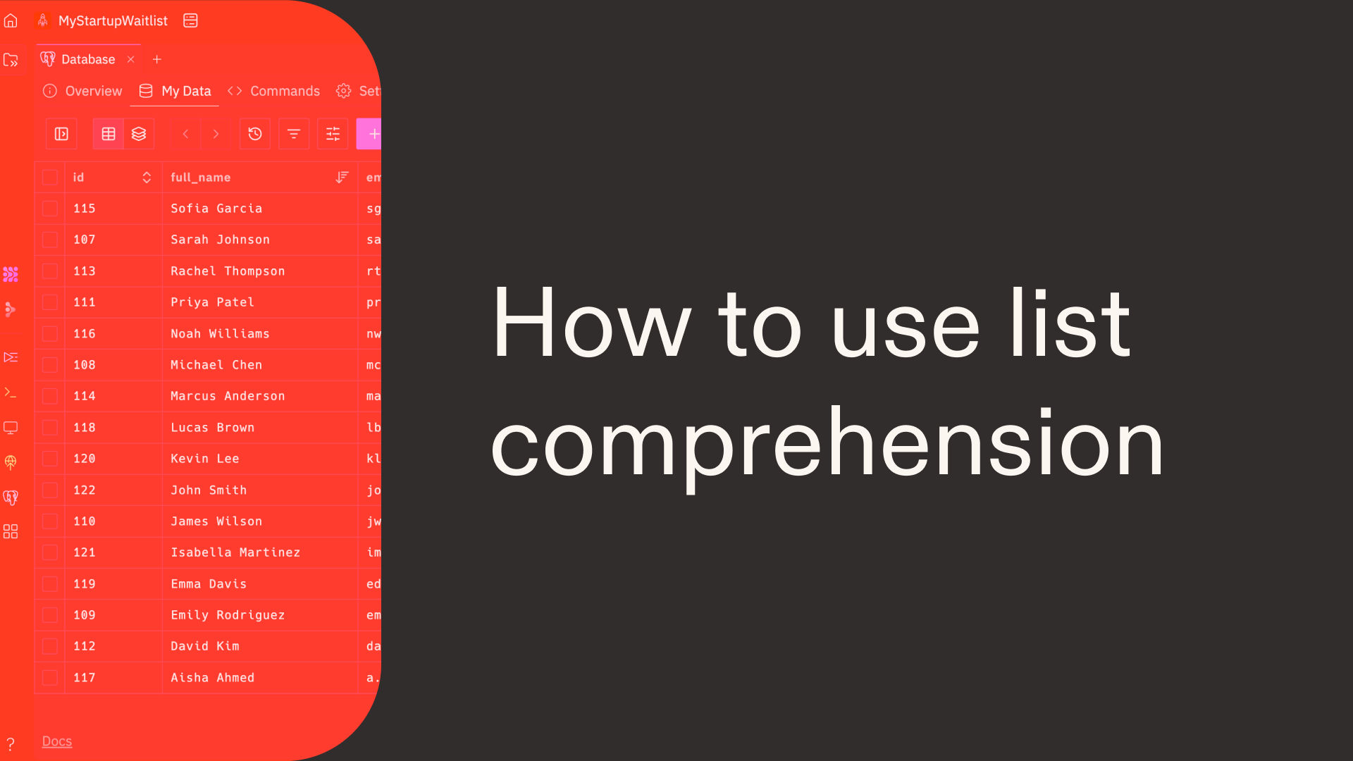 How to use list comprehension in Python