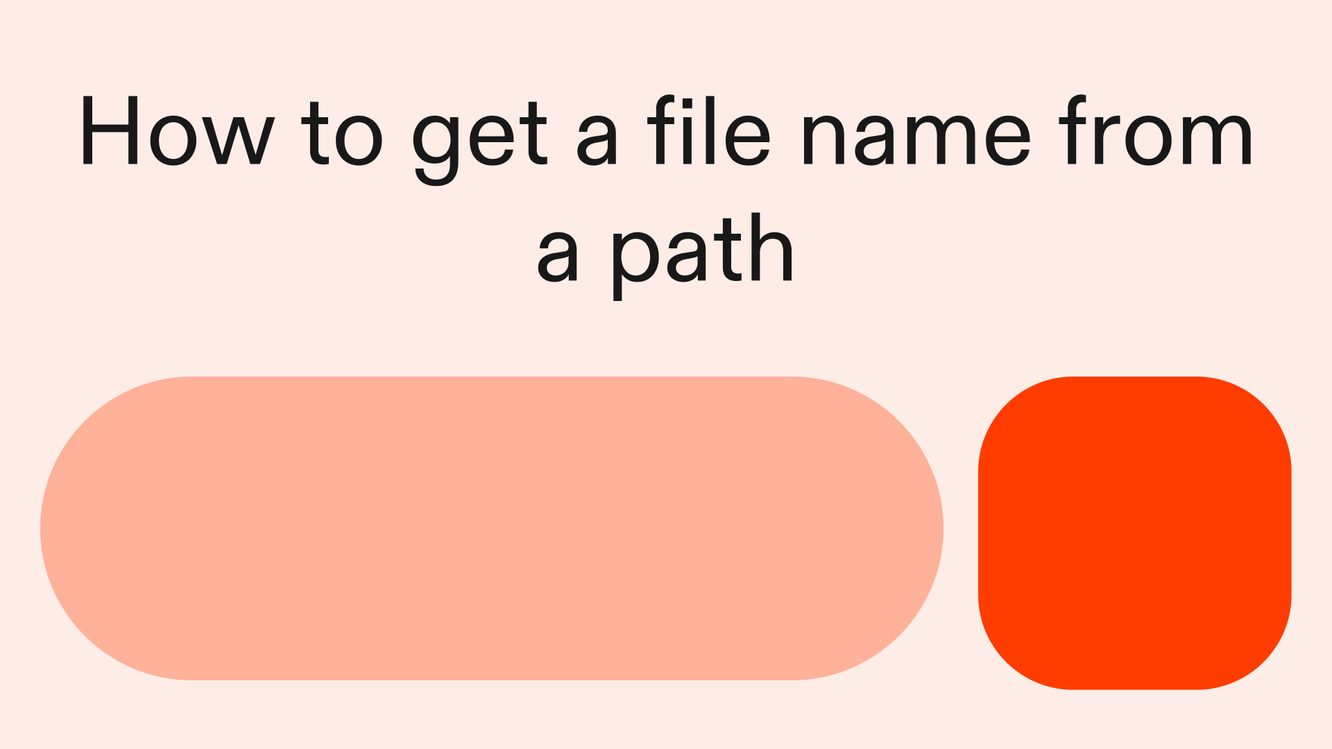 How to get a file name from a path in Python
