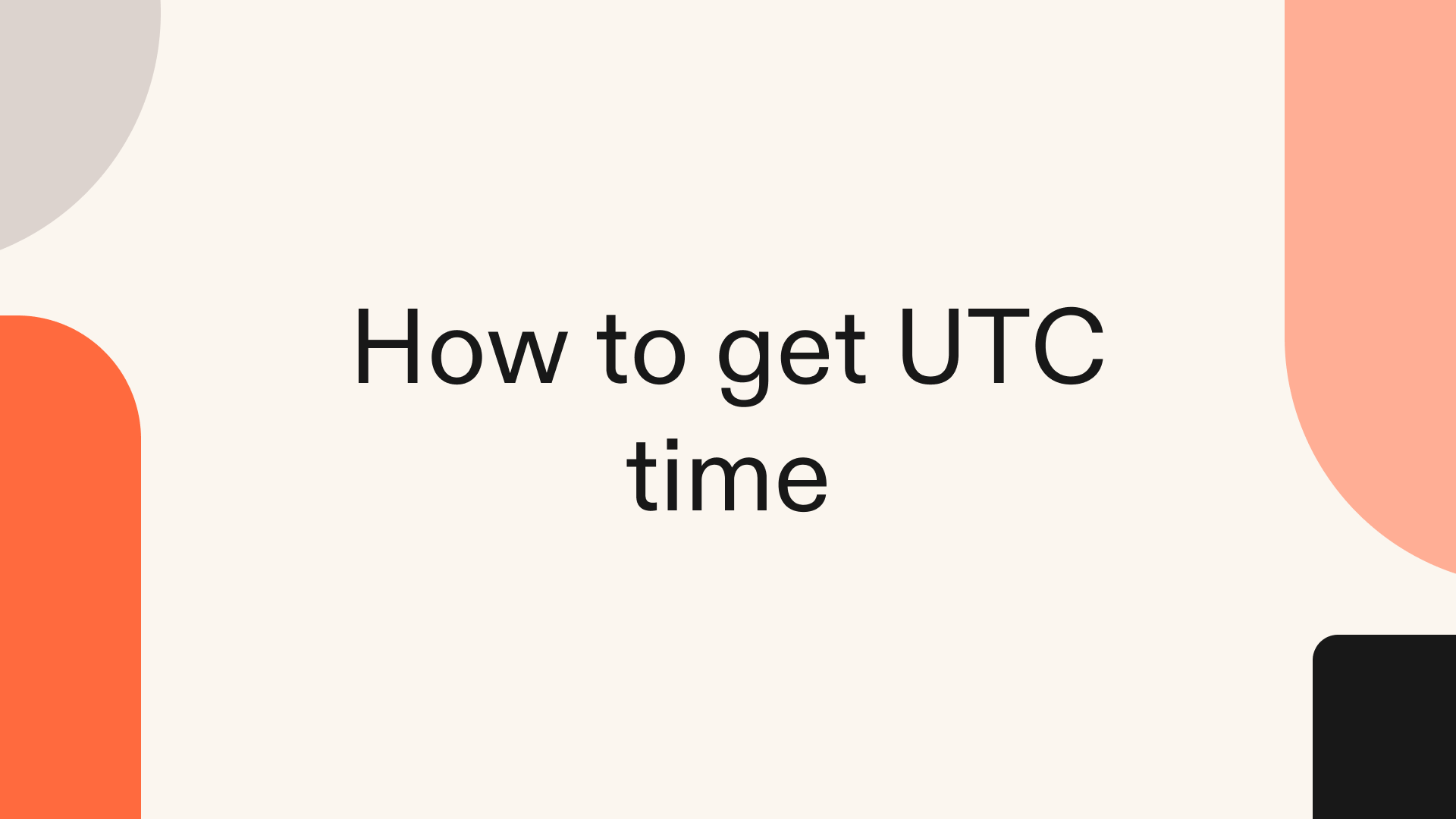 How to get UTC time in Python