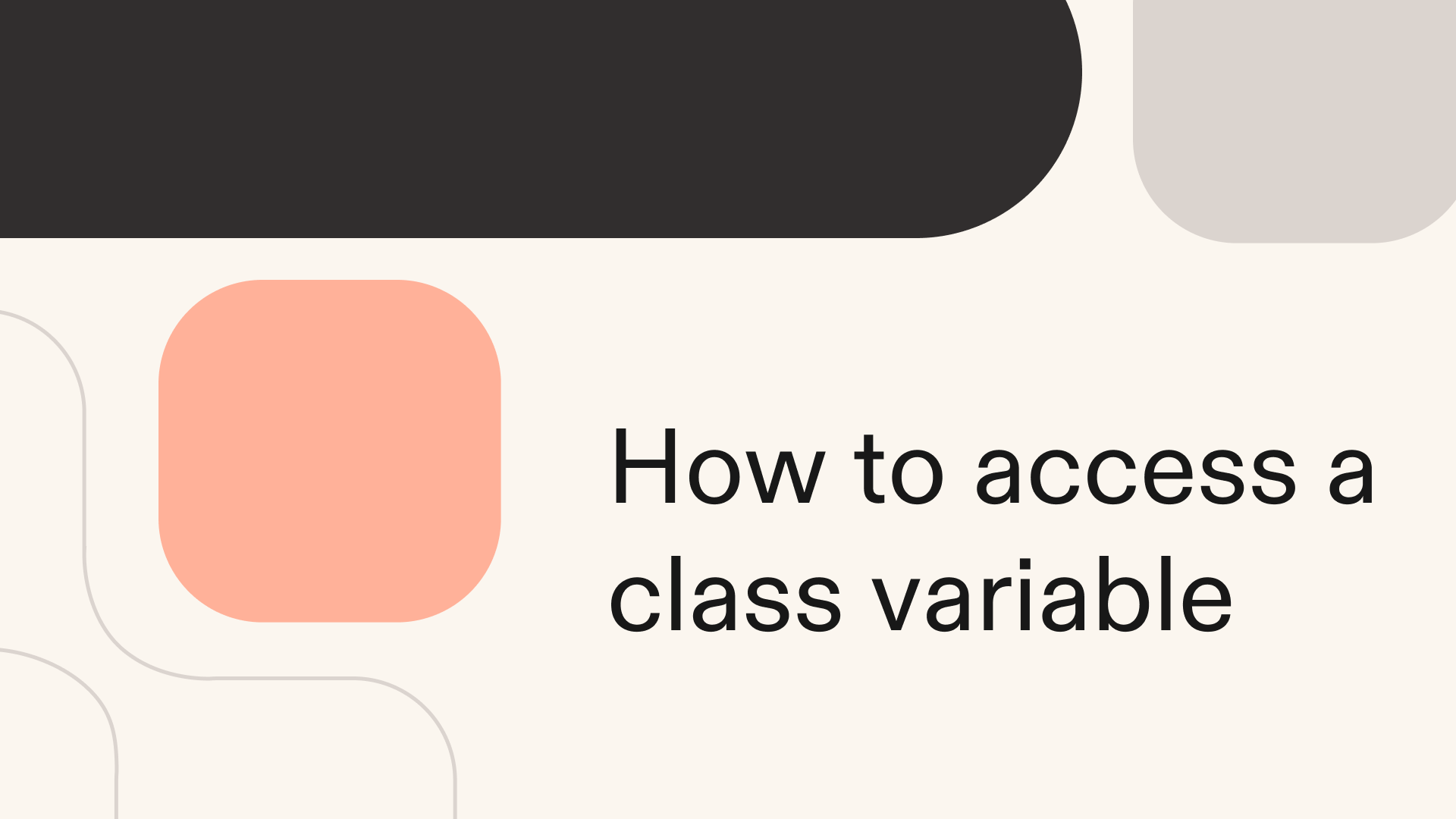 How to access a class variable in Python