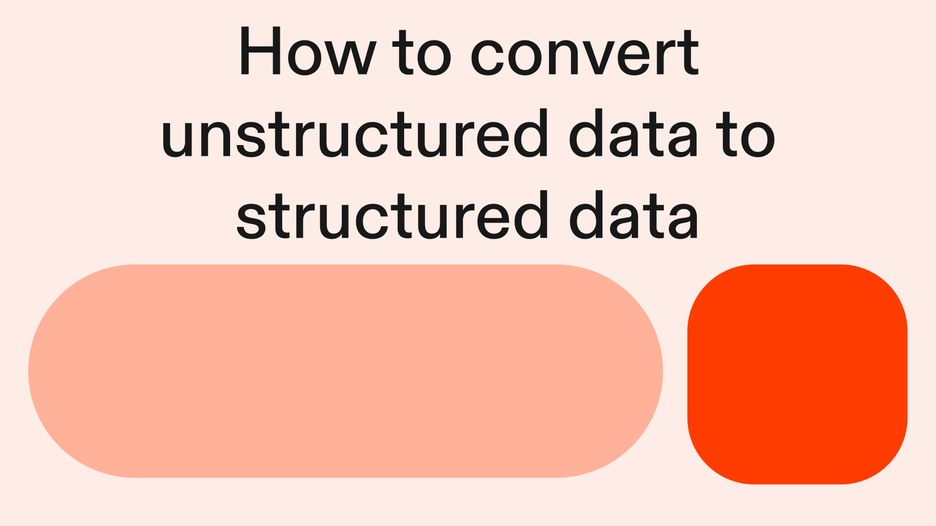 How to convert unstructured data to structured data in Python