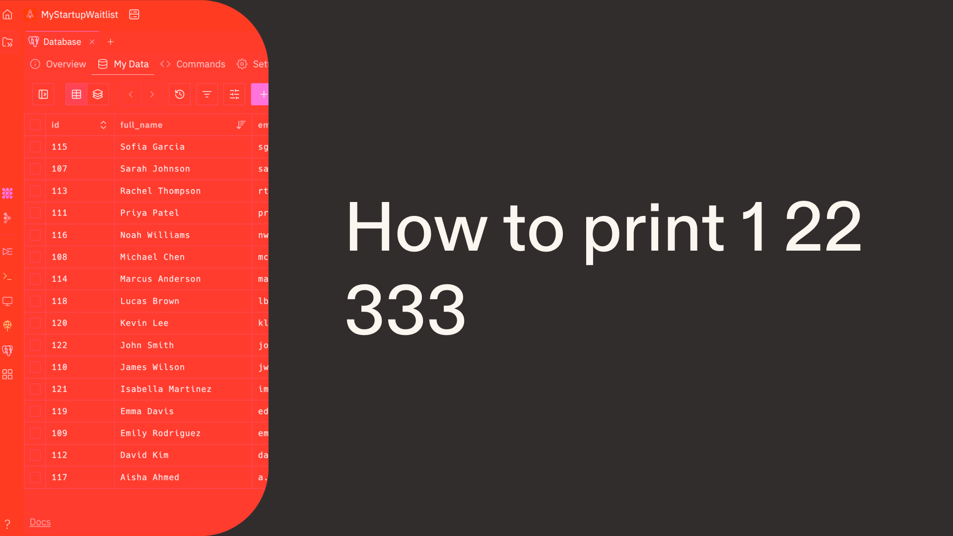 How to print 1 22 333 in Python